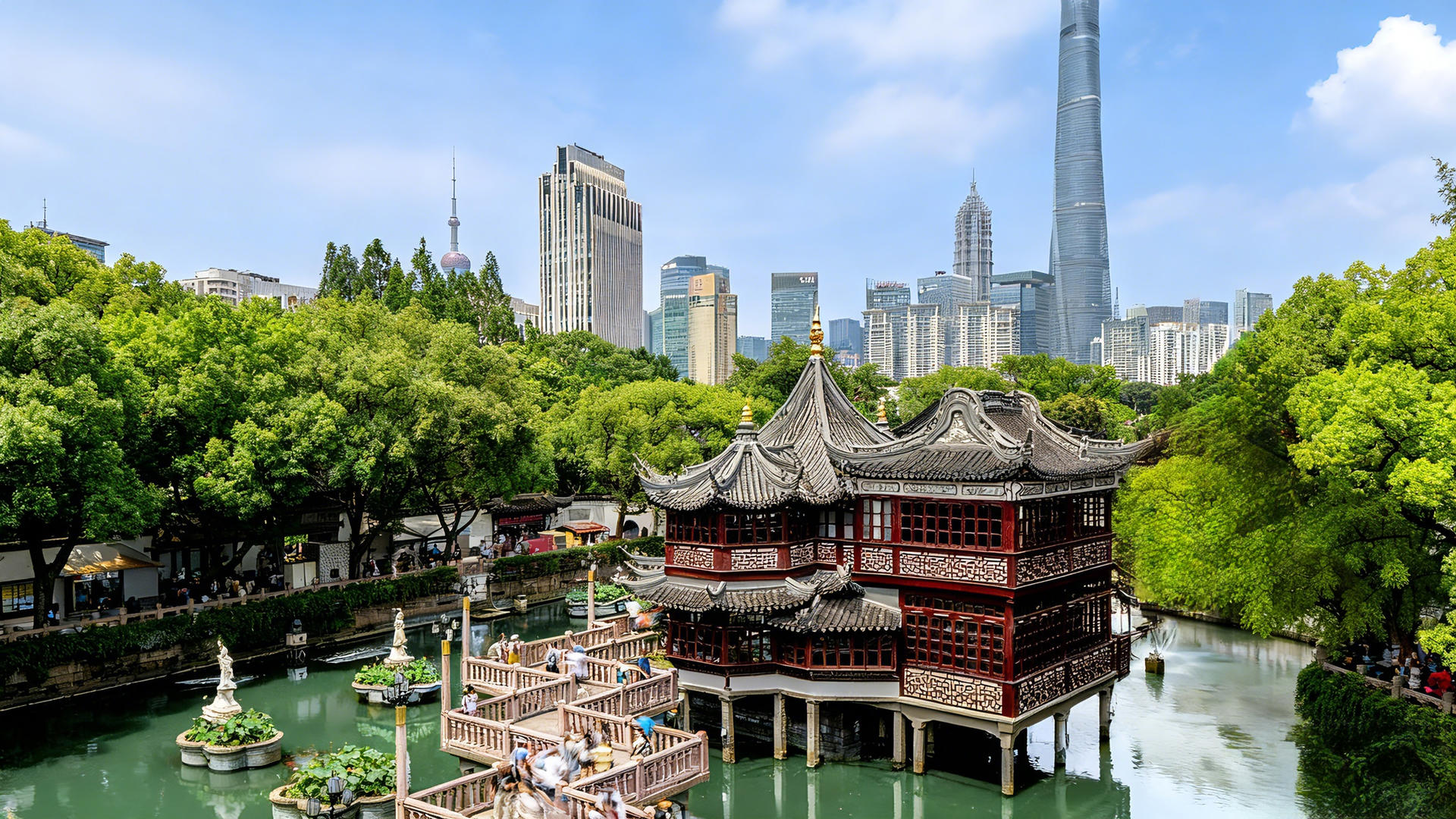 Shanghai Yu Garden Huxinting Teahouse - Image 1