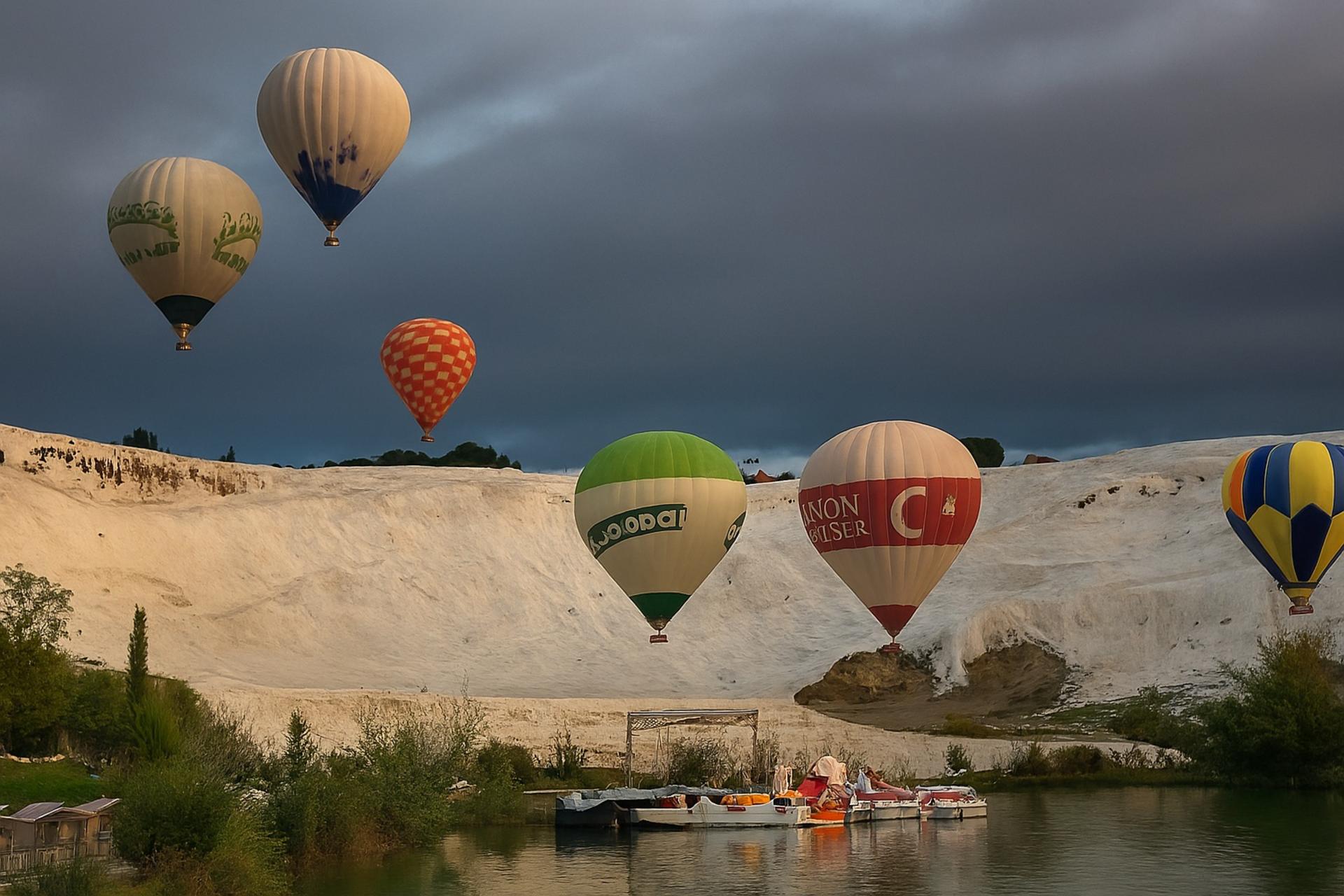 Hot Air Balloon Flight Over Pamukkale Travertines - Thumbnail 3