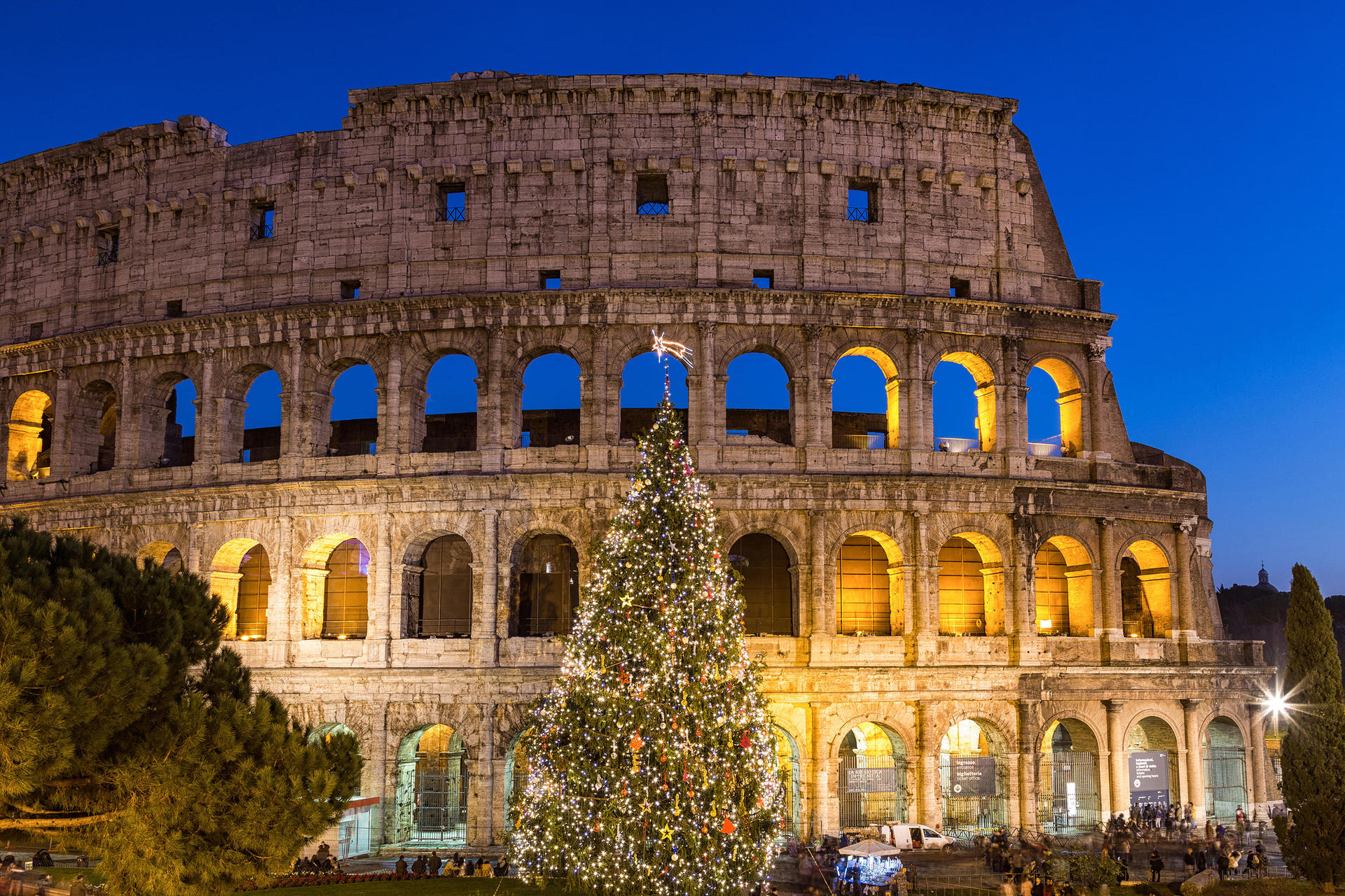 Rome Hop On Hop Off Christmas Lights by Night Open Bus - Thumbnail 3