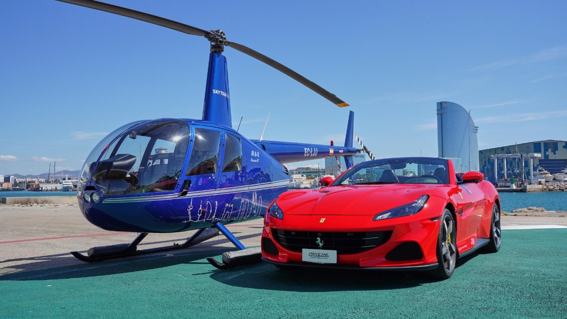 Helicopter and supercar driving experience in Barcelona - Thumbnail 4