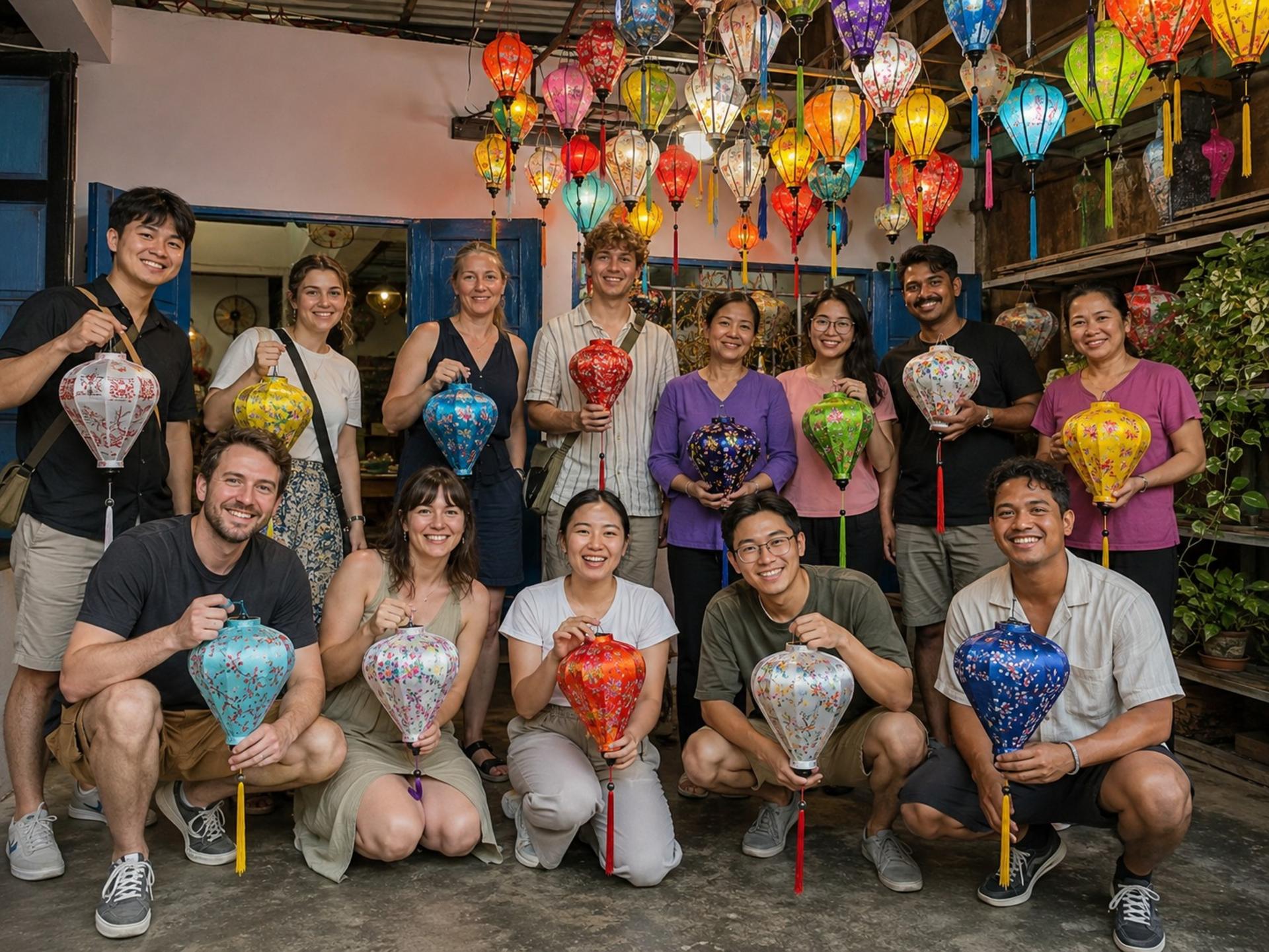 Hoi An Lantern Making Class & Lantern Boat Ride Experience - Thumbnail 16