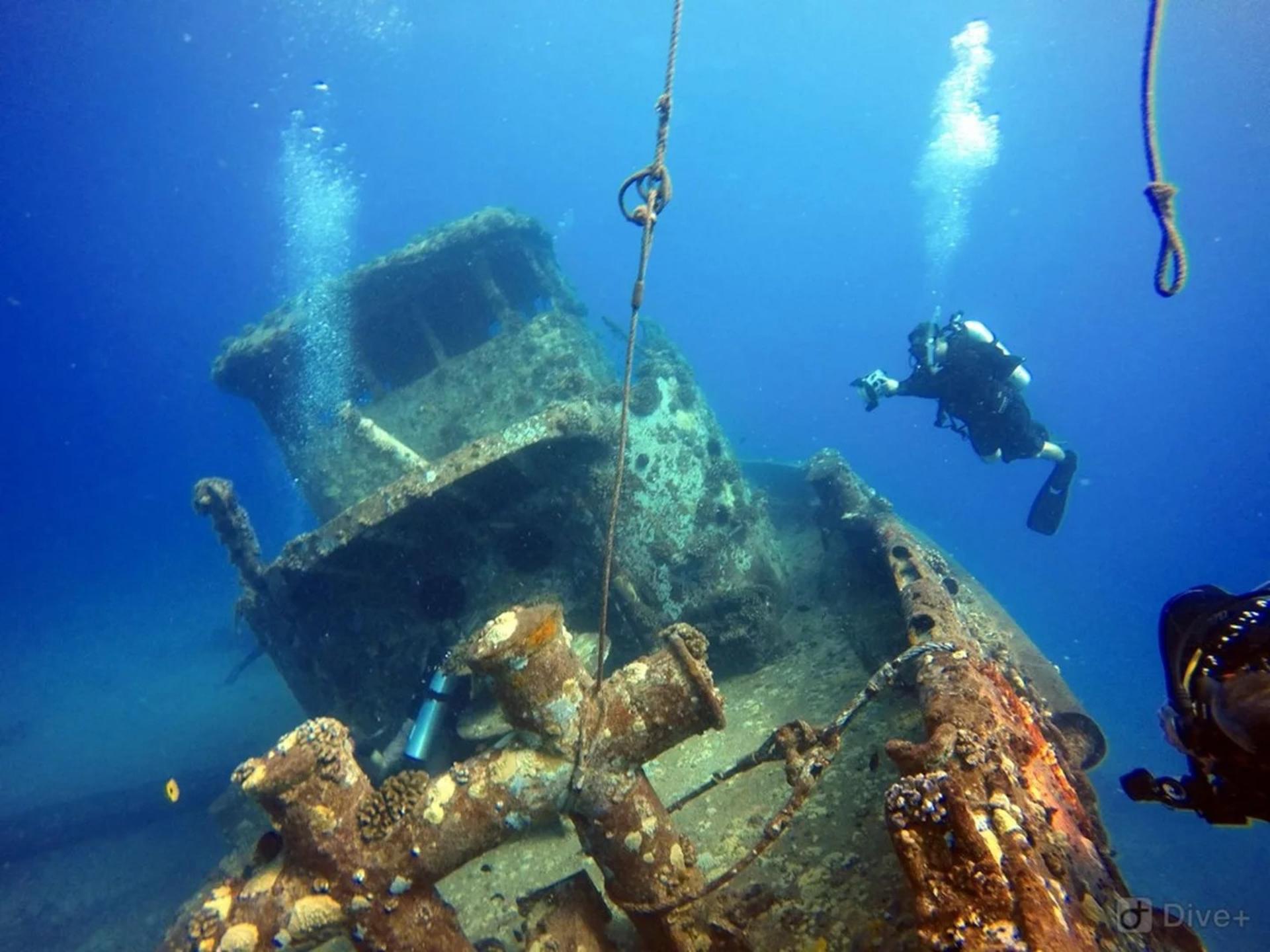 Honolulu Dive Expedition: 2-Tank Wreck & Reef with PADI 5* Center - Thumbnail 2