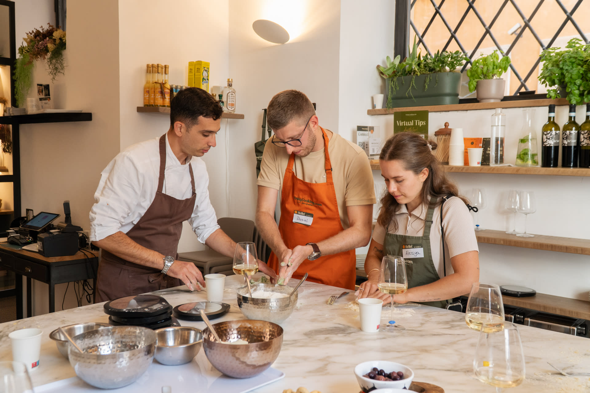 All-in-One Italian Cooking Class: Pasta, Pizza & Gelato - Thumbnail 3