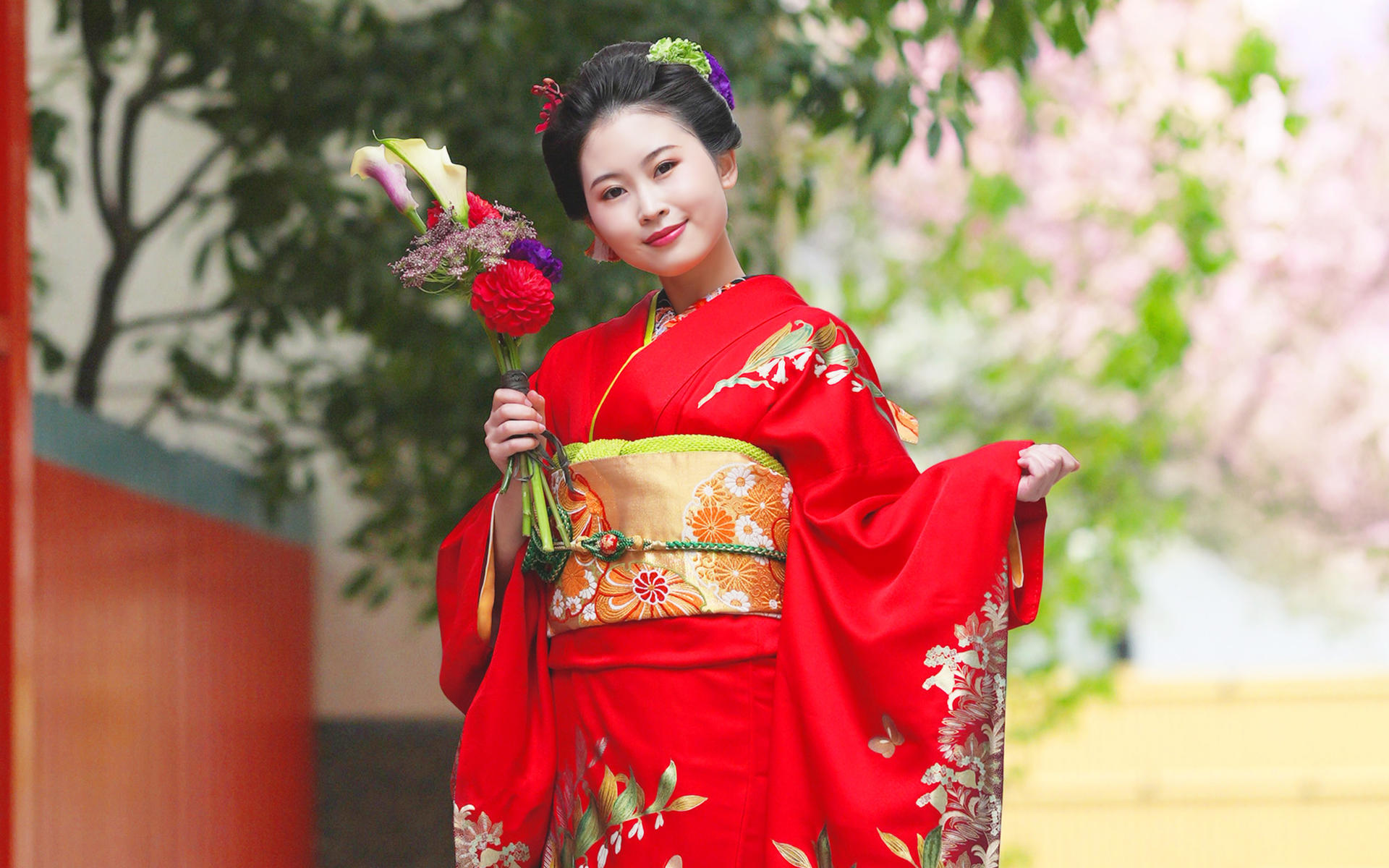Authentic Japanese Kimono Rental and Photography Experience (Osaka Castle, Namba Shrine, Street Snap Walk) - Image 1
