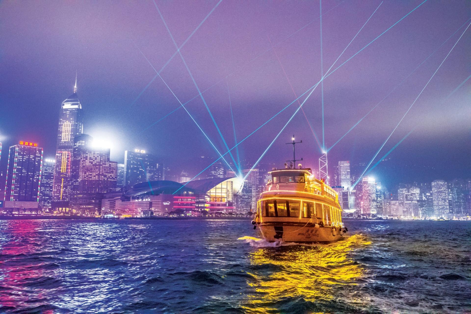 Victoria Harbour Evening Unlimited Drink Cruise by Wing On Travel - Thumbnail 15