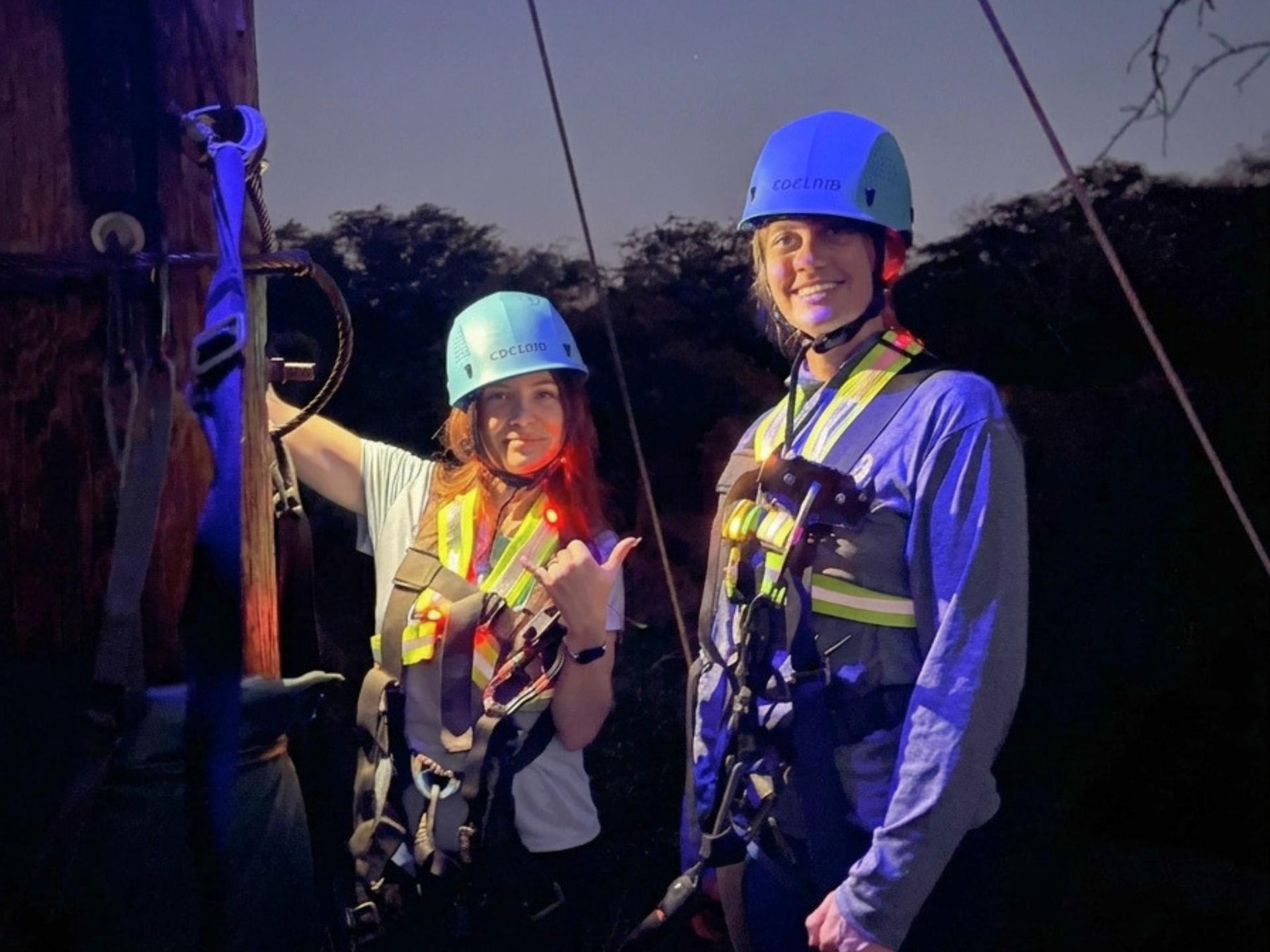 Night Zipline Adventure Experience with Campfire in Oahu - Thumbnail 14