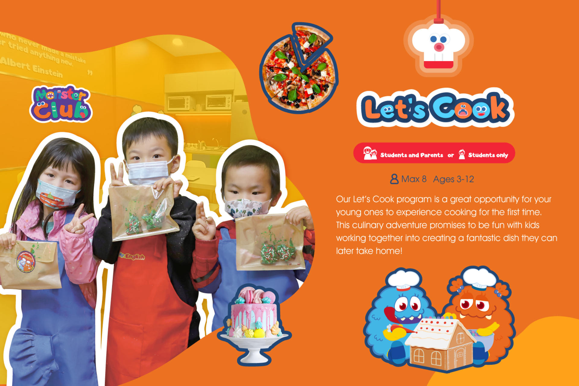 The Monster Club - Let's Make & Let's Cook Workshop | Tseung Kwan O | Kowloon Bay | TaiKoo Shing | Hang Hau - Image 1