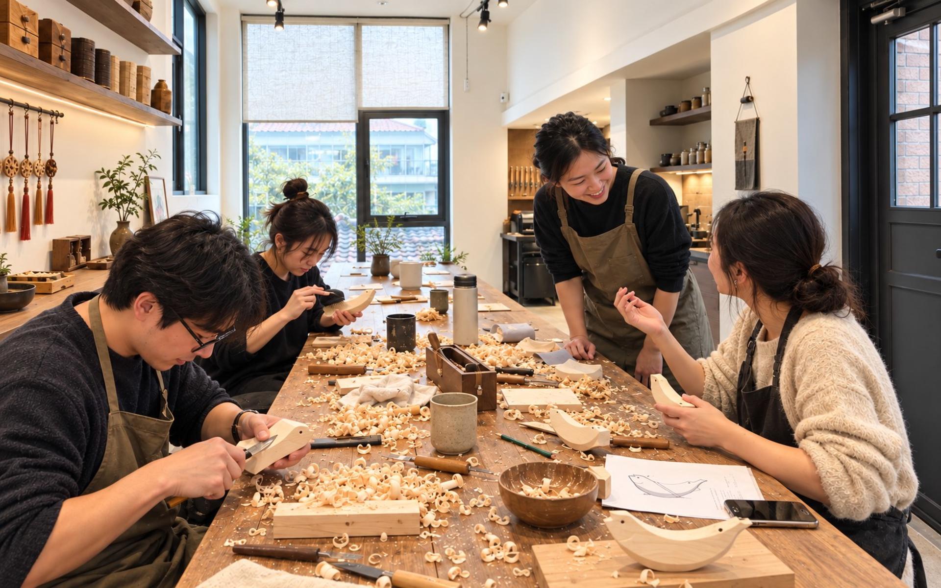 Korean Good Luck Fish Woodcarving Workshop in Seoul - Thumbnail 5
