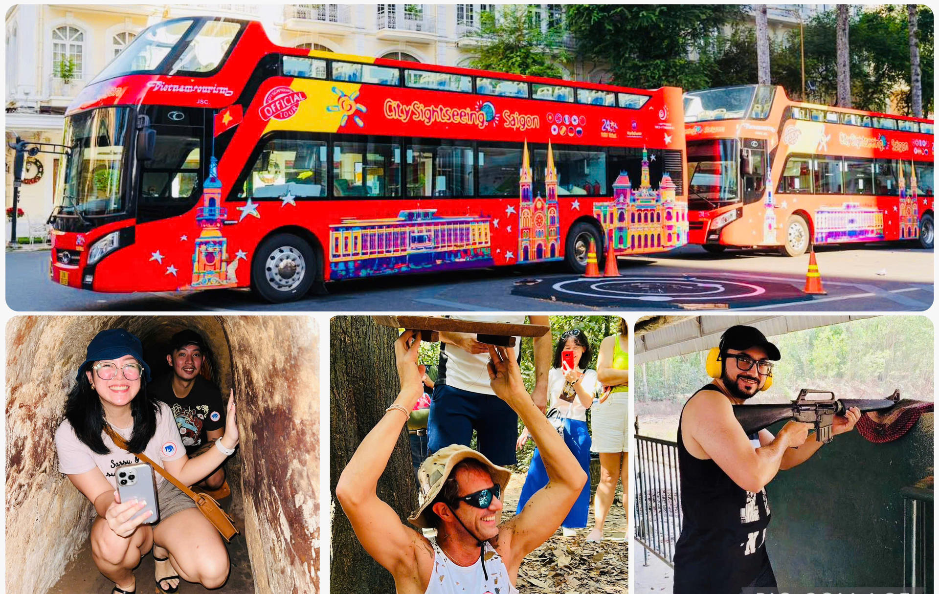 Cu Chi Tunnels & Hop-On Hop-Off Bus from Ho Chi Minh City - Image 1