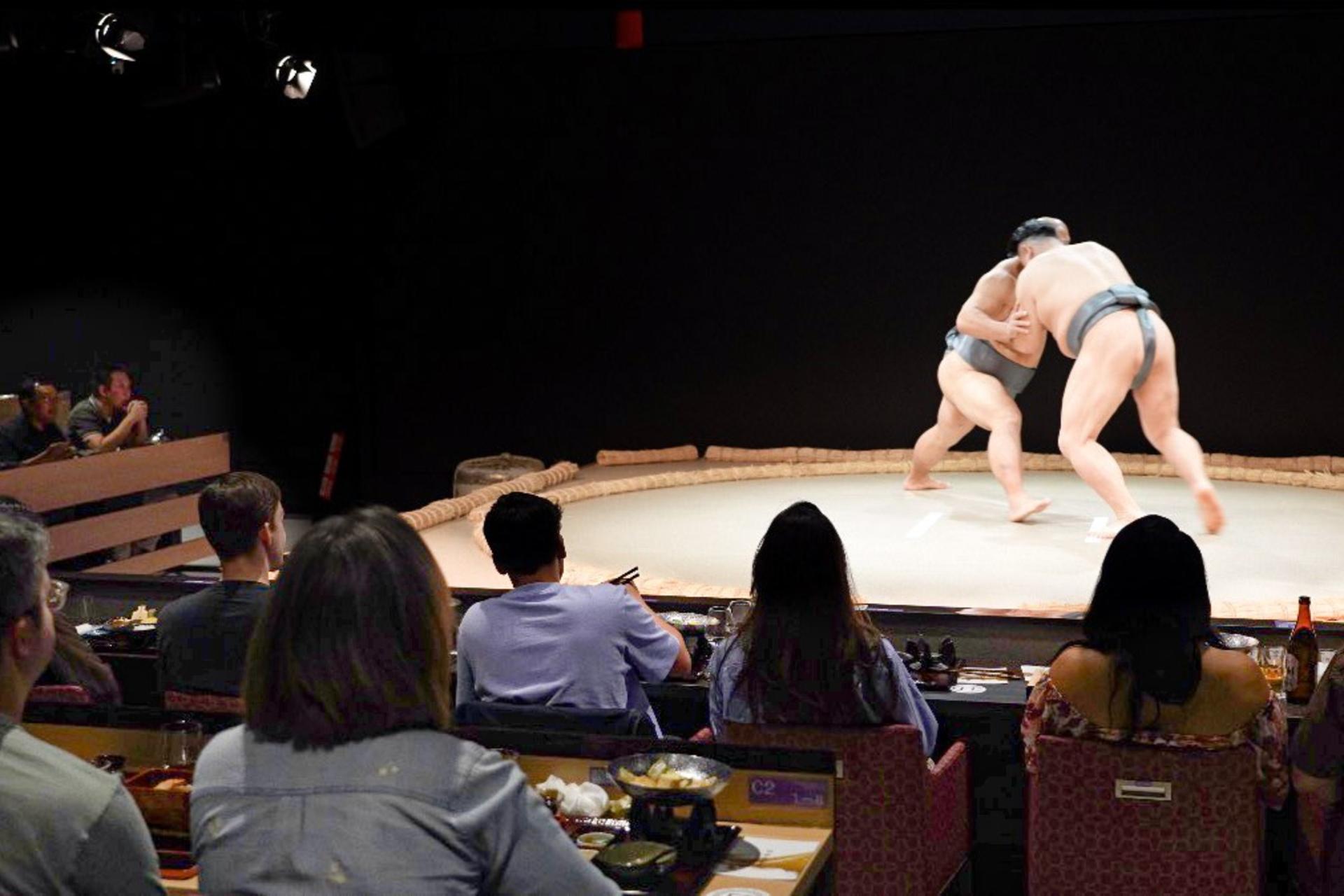 Tokyo Sumo Dinner Show in Ginza with Japanese Cuisine & Sake Bar - Thumbnail 9