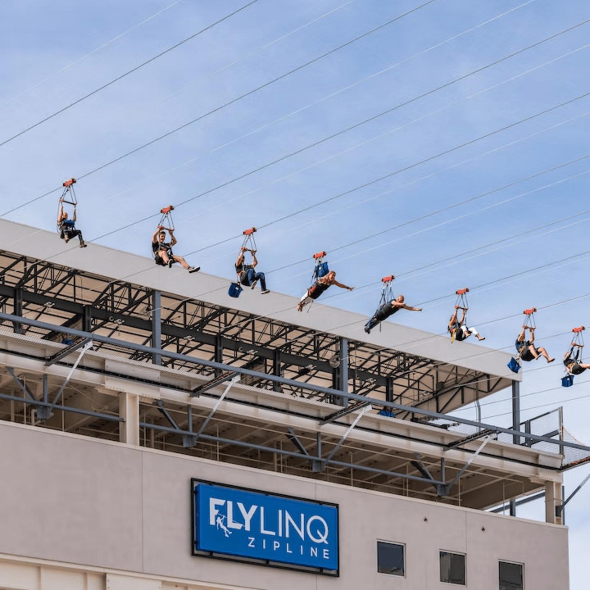FlyLINQ Zipline Experience in Las Vegas - Image 1