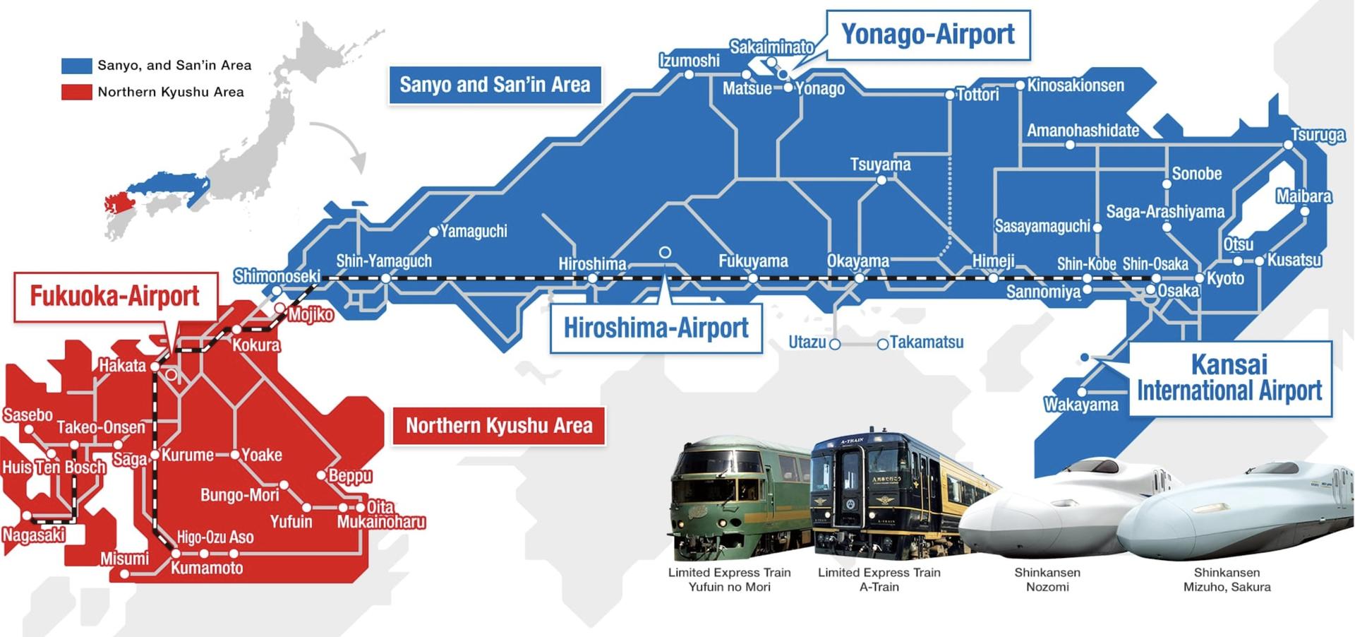 JR Sanyo-San in-Northern Kyushu Area Pass - Thumbnail 2