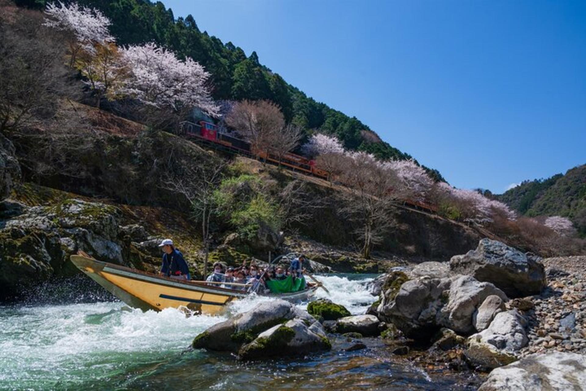 Kyoto Hozugawa River Boat Sagano Romantic Train Tour - Thumbnail 10