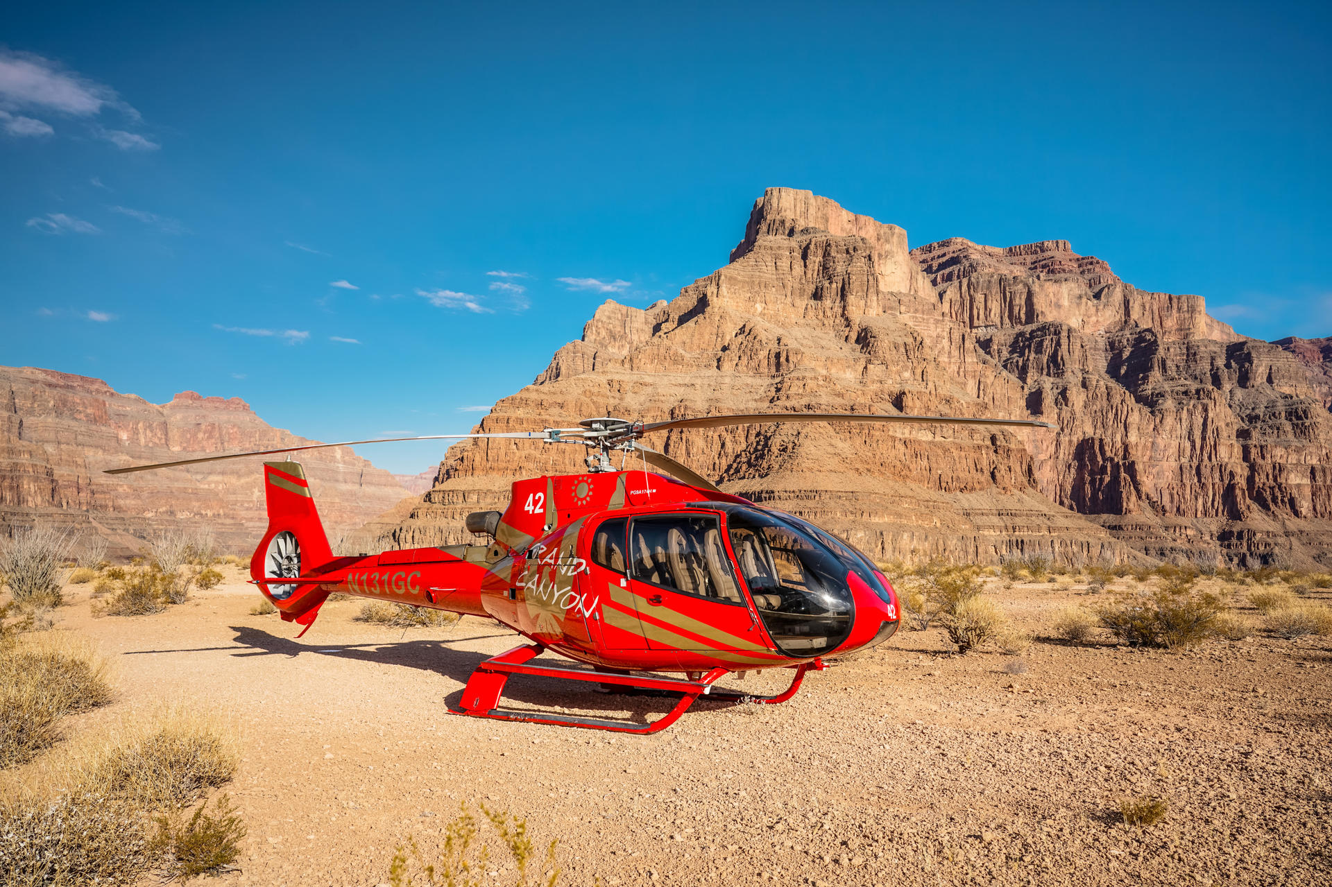 King of Canyons Helicopter Tour (with Landing) from Las Vegas - Image 1