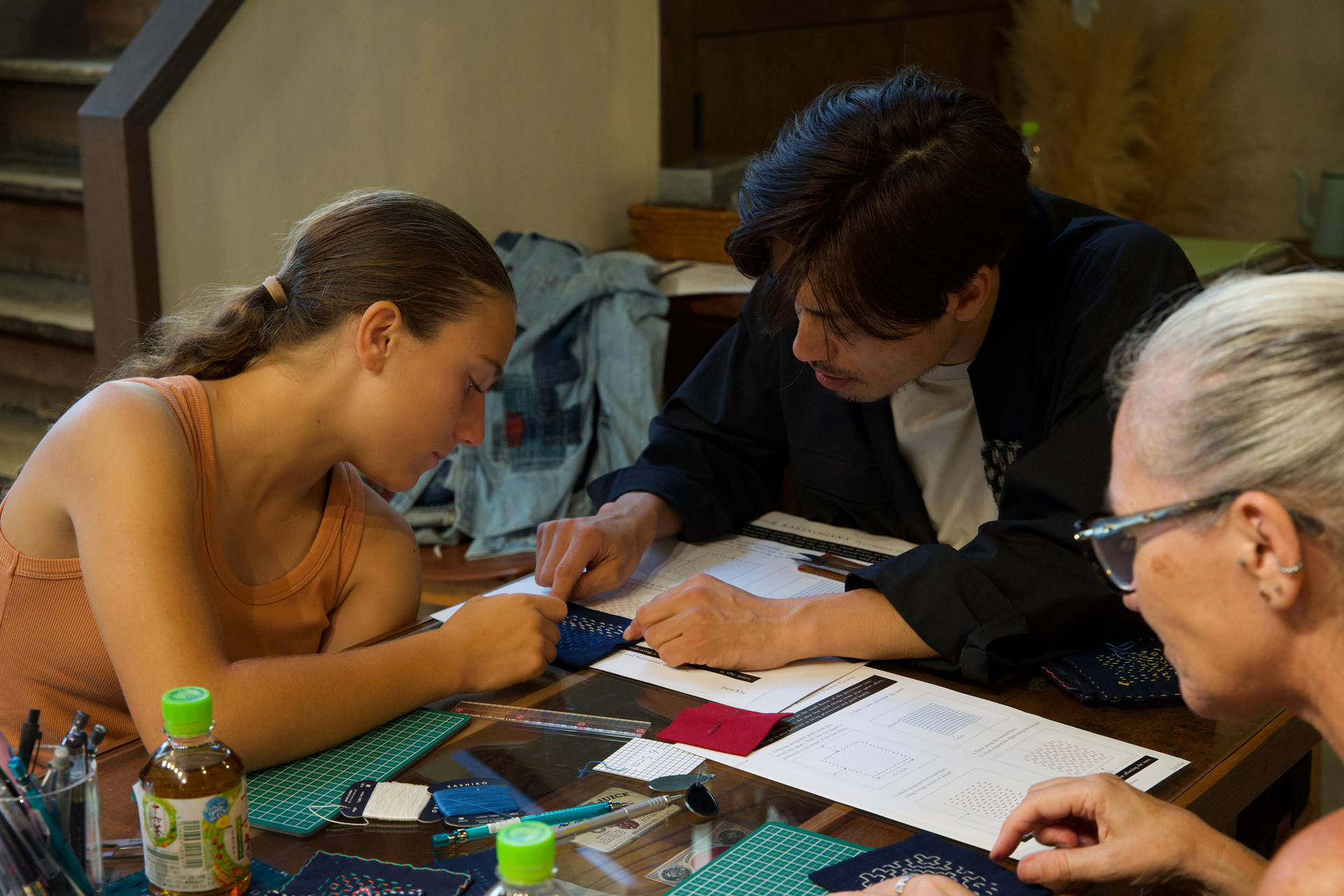 Japanese Stitching Sashiko Workshop Experience in Osaka - Thumbnail 54