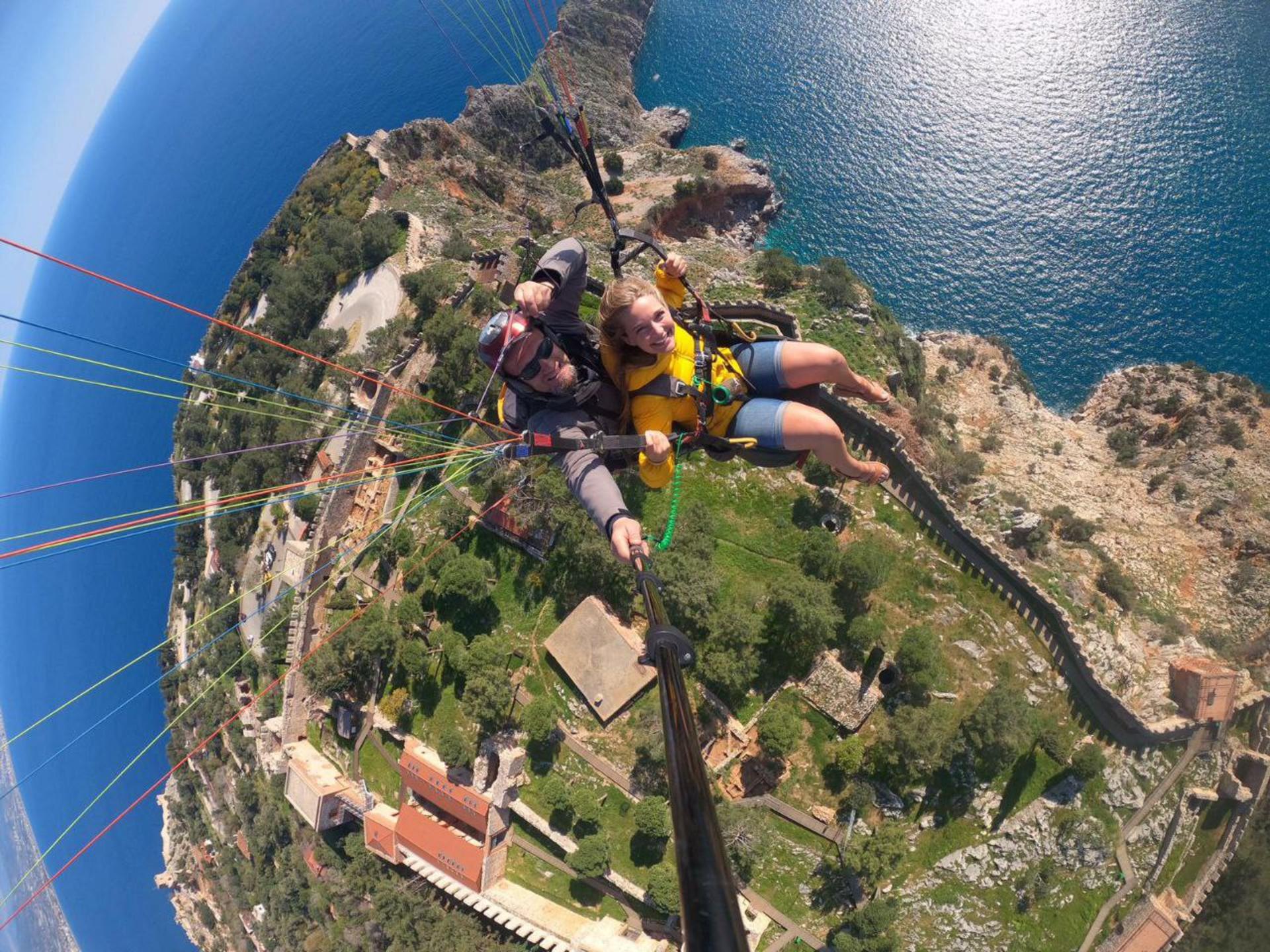 Alanya Tandem Paragliding from 700m with Meeting or Pick-Up  - Thumbnail 6