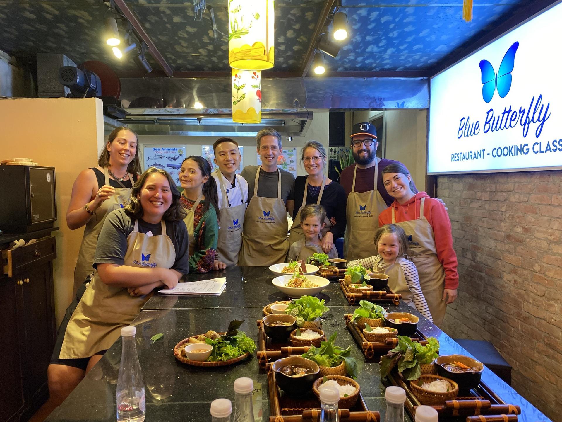 Hanoi Blue Butterfly Cooking Class and Local Market Tour - Image 1