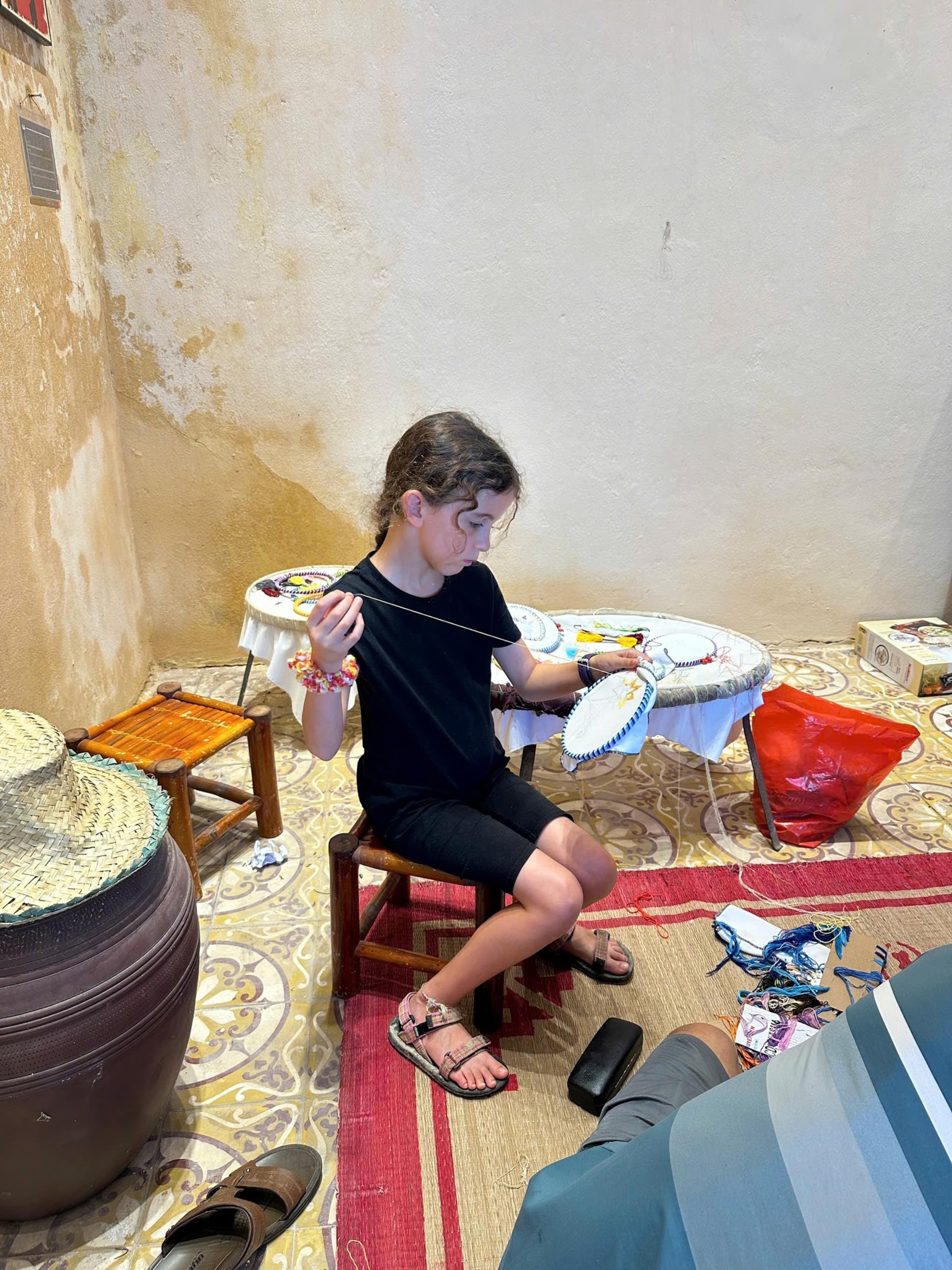Traditional Embroidery Workshop with Local Artisan at Ninh Binh - Thumbnail 7