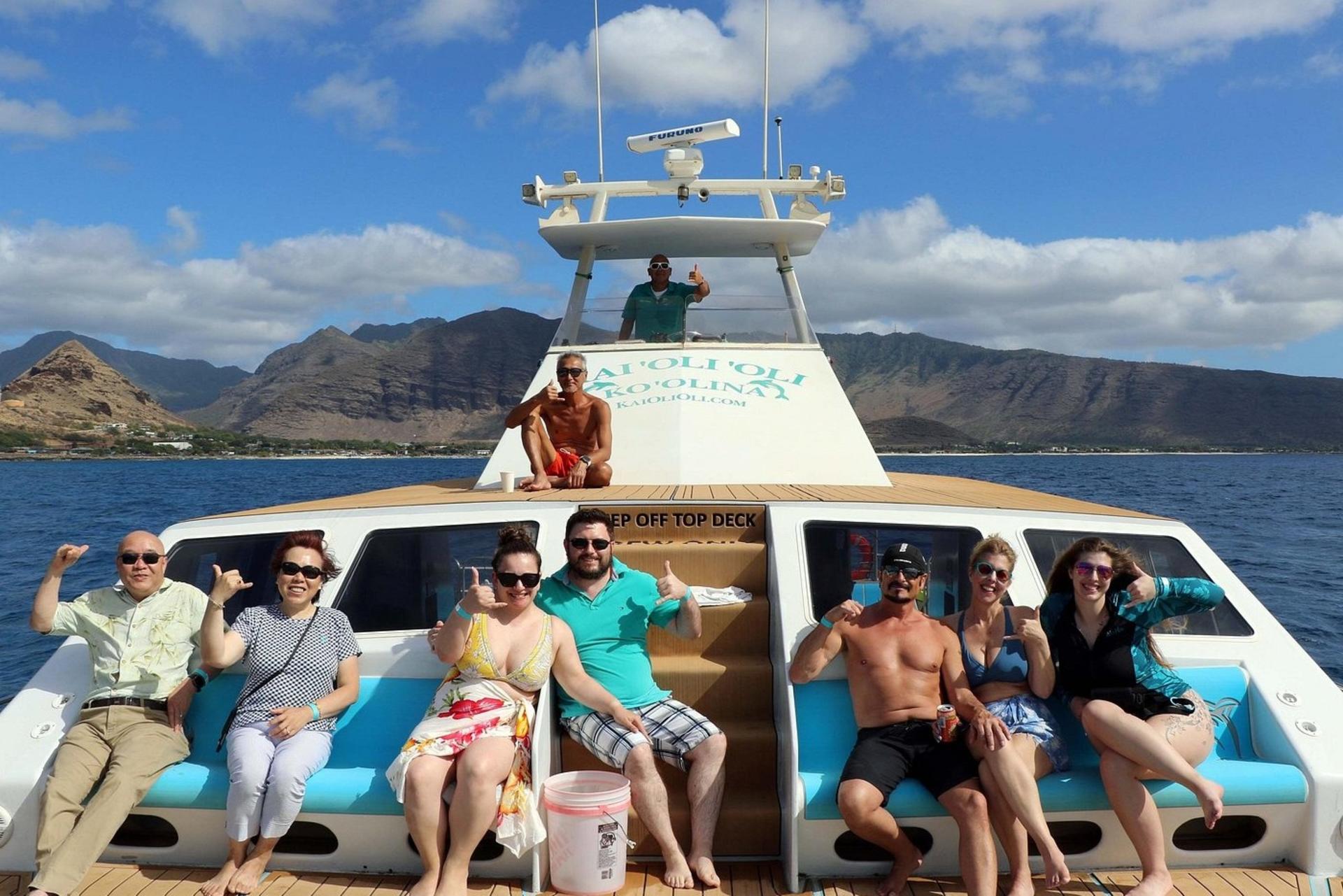 Luxury Afternoon Snorkeling Cruise and Dolphin Watch from Ko Olina - Thumbnail 7