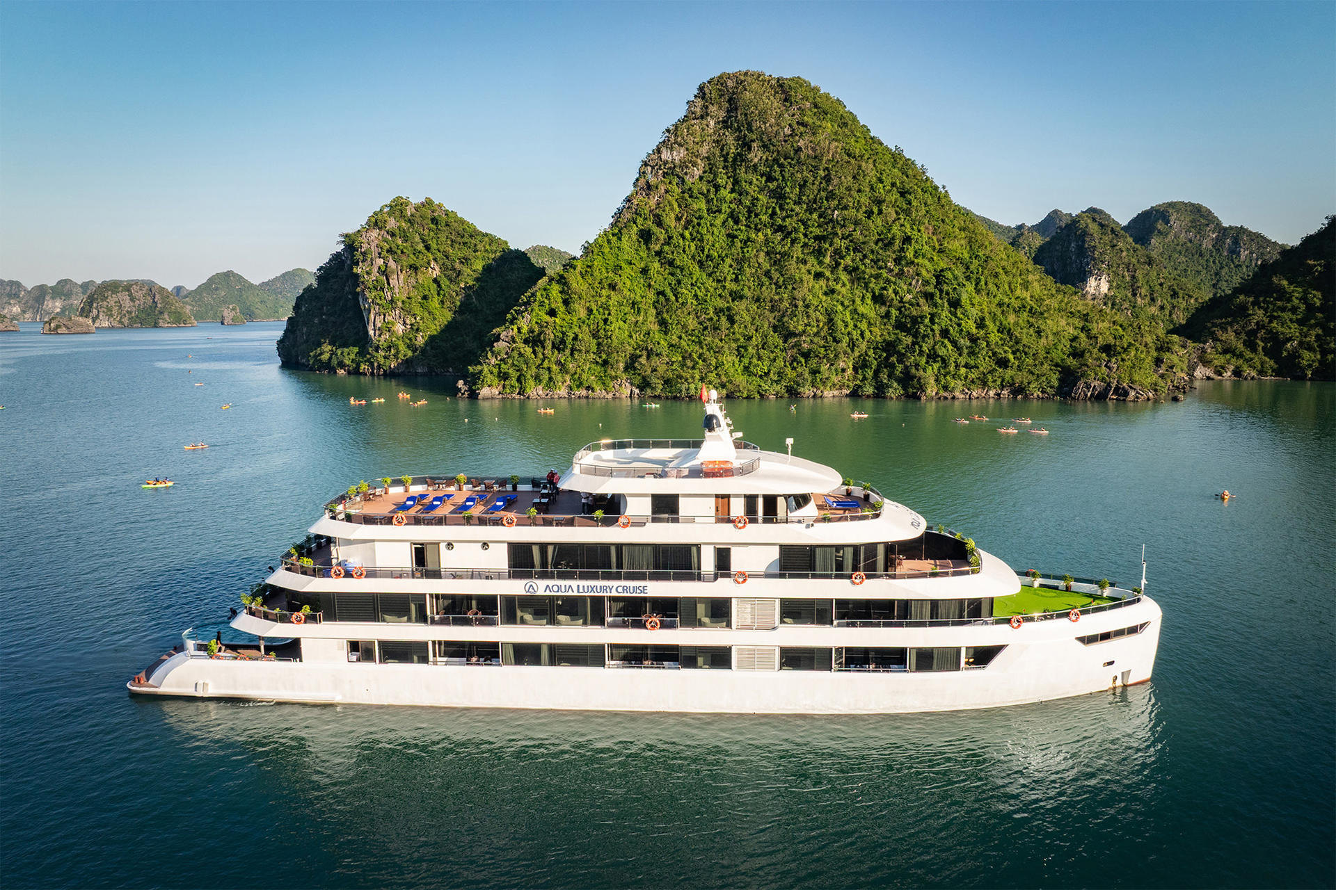 Aqua Luxury 2D1N Cruise: Ha Long Bay & Lan Ha Bay Tour - Image 1