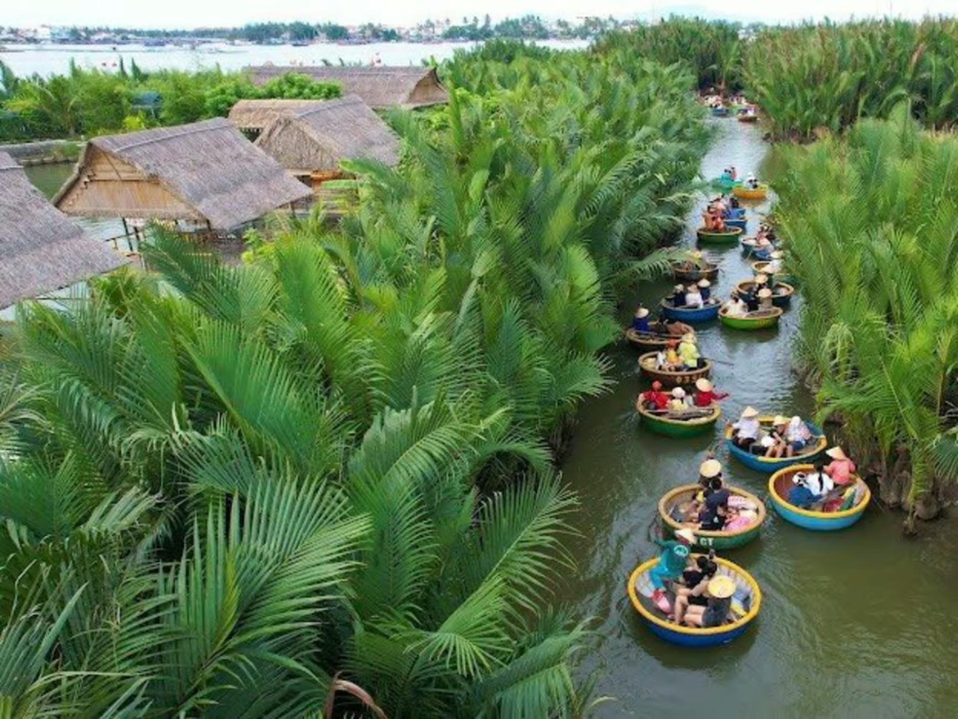 Bay Mau Coconut Forest Basket Boat Ride by Nipa Basket Coconut - Image 1