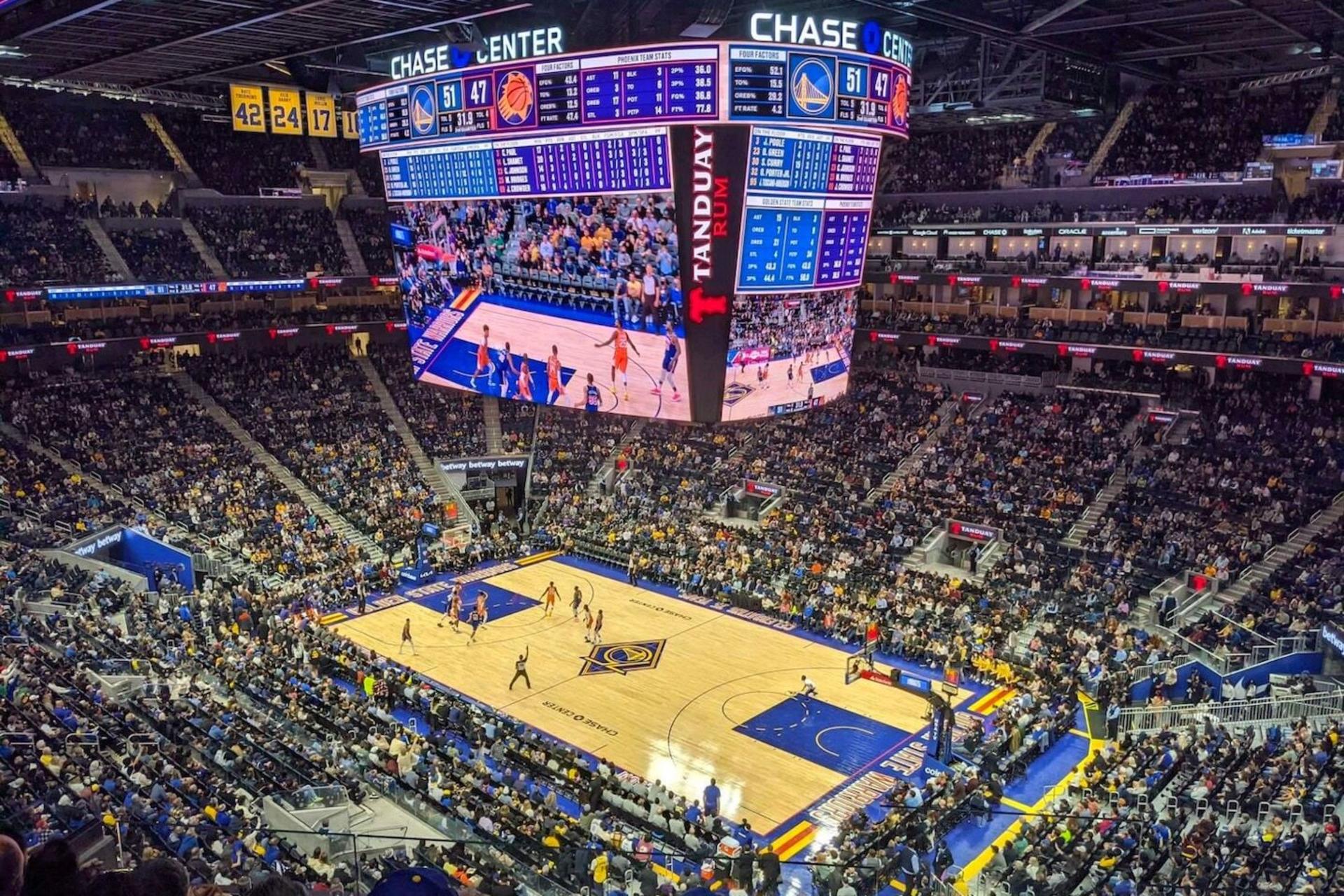 Golden State Warriors Basketball Game at Chase Center - Image 1