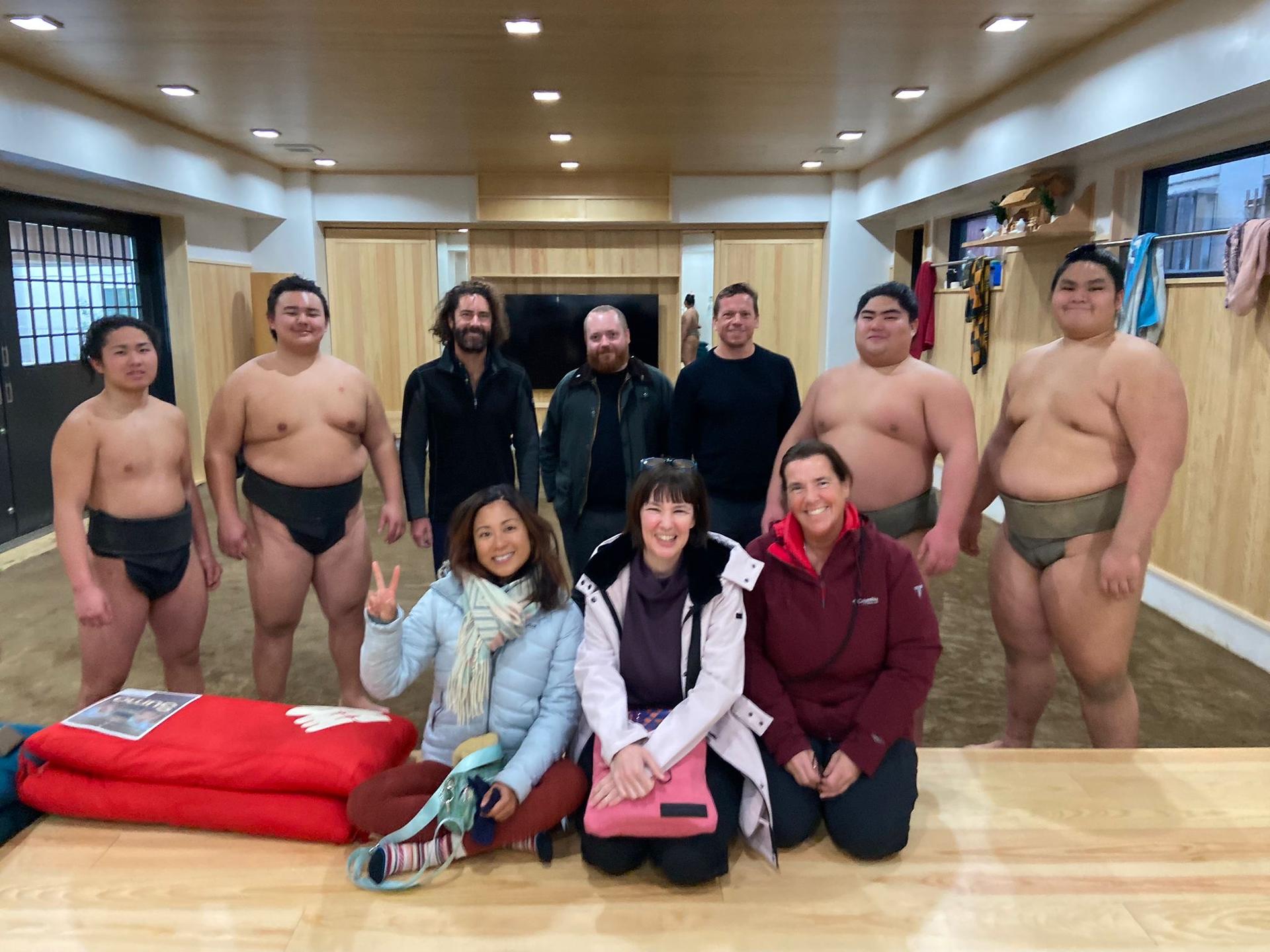 Tokyo Sumo Morning Practice: Viewing & Exclusive Interaction - Thumbnail 7