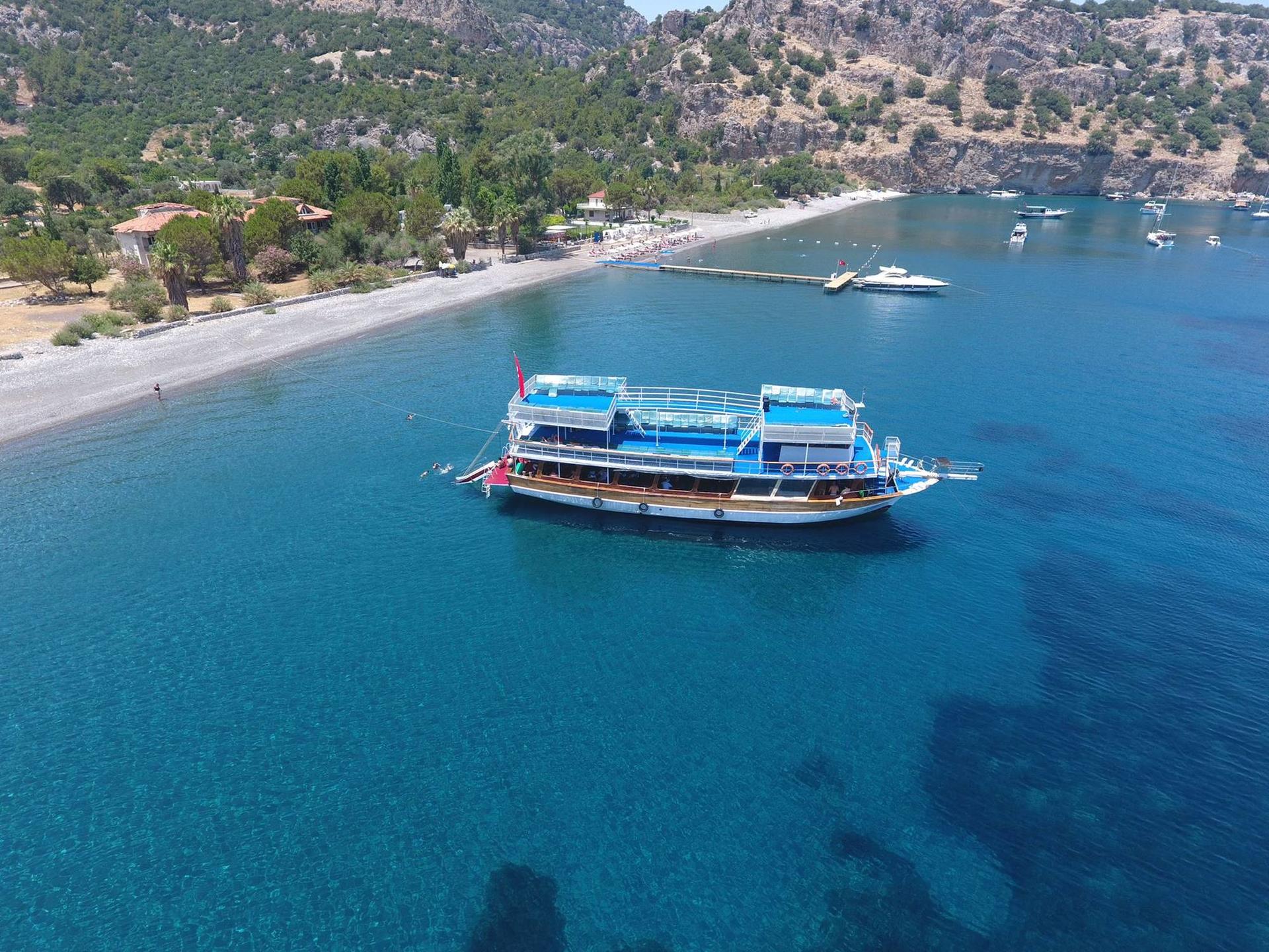 Marmaris: Boat Trip w/Unlimited Drinks and BBQ Lunch - Thumbnail 6