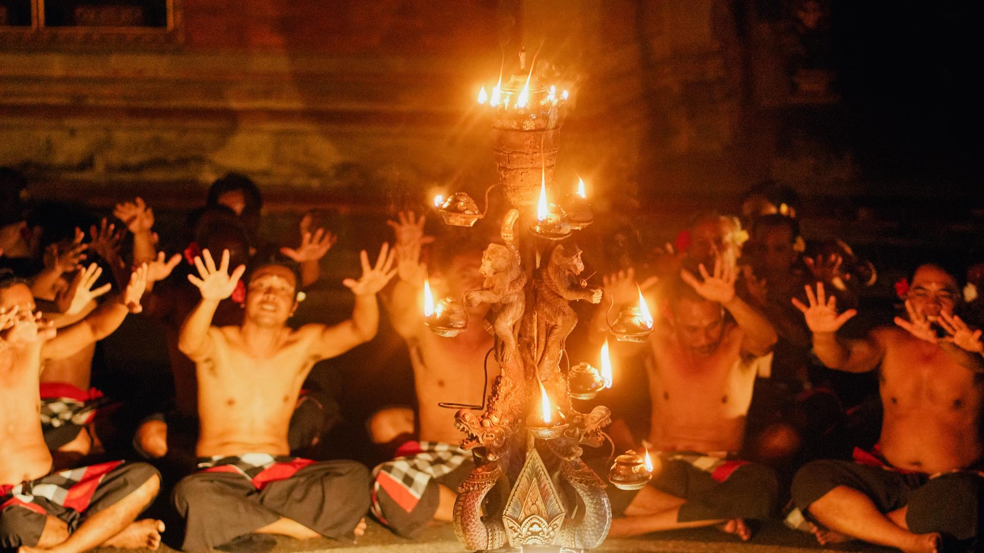 Kecak and Fire Dance Show Tickets in Puri Agung Peliatan Ubud Bali - Image 1