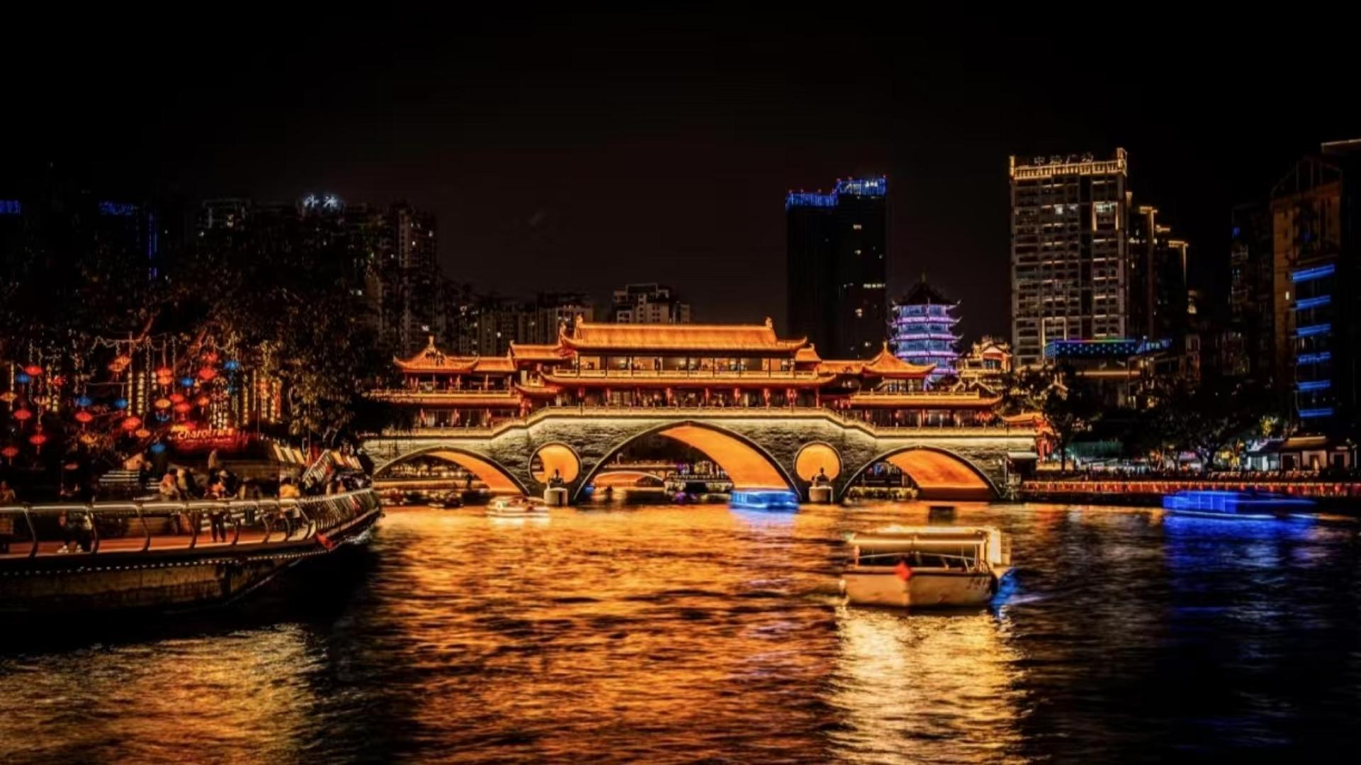 Chengdu Dongmen Wharf & Anshun Bridge Night Tour - Image 1