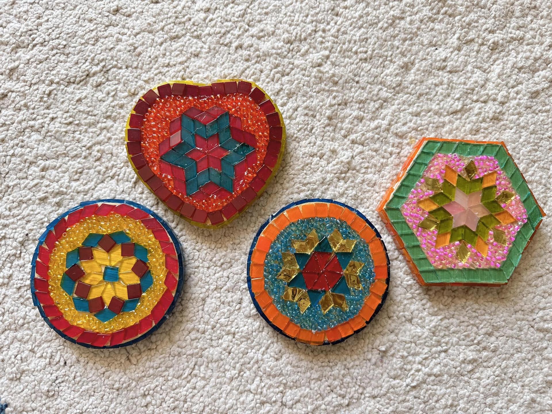 Shek Mun IRREGULart - Exotic Mosaic Workshop | Coaster | Photo Frame | Candle Holder | Table Lamp | Moon Lamp  - Thumbnail 5