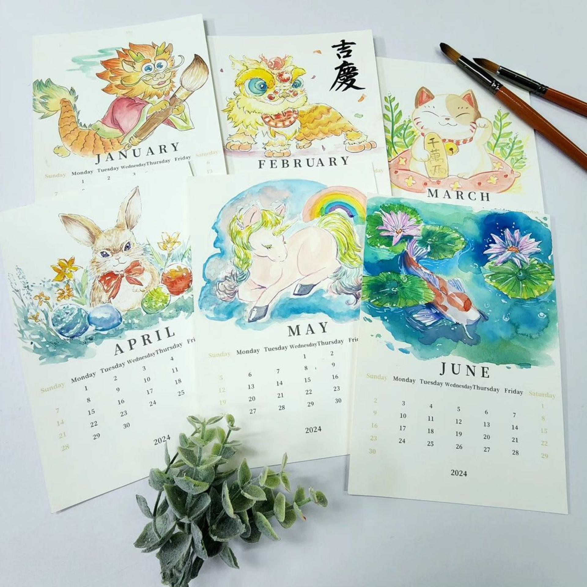 Bing Shu Lab | Watercolor Illustration Workshop - Thumbnail 5