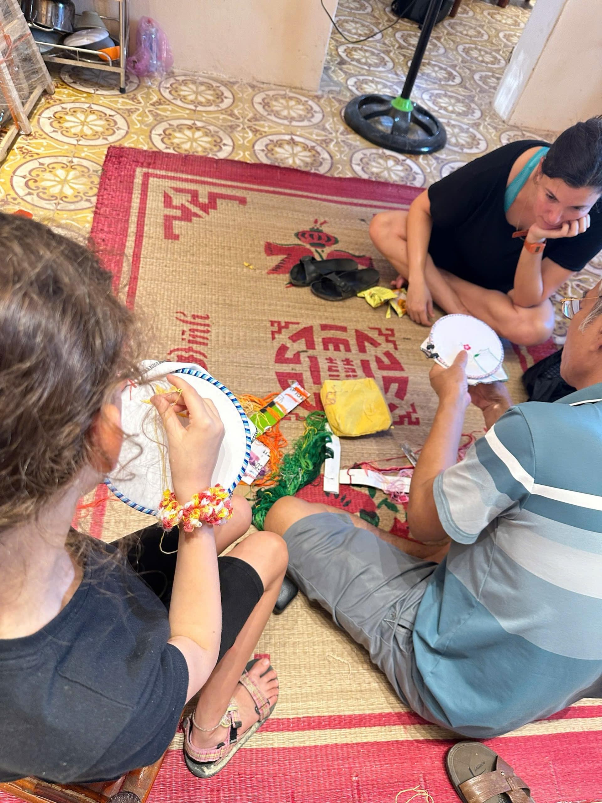 Traditional Embroidery Workshop with Local Artisan at Ninh Binh - Thumbnail 6