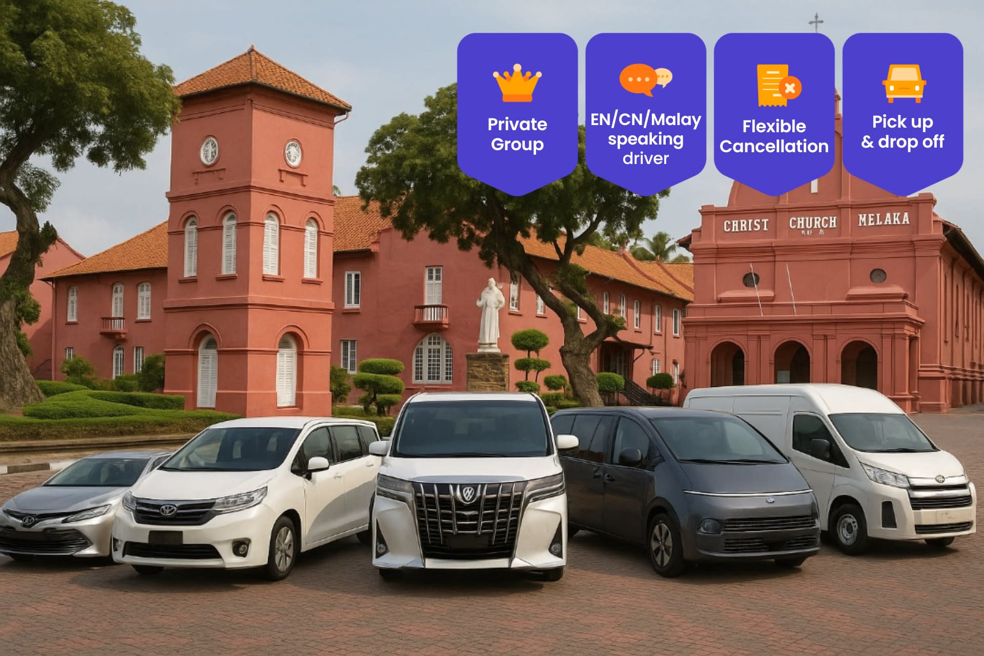 Private Transfers from Malacca to Selangor, Genting Highlands, Kuala Selangor, Sekinchan and More - Image 1