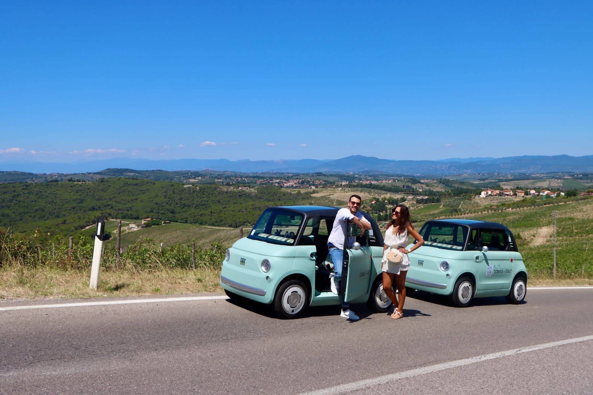 Guided Tuscany Chianti Drive: FIAT E-Car, Wine & Tuscan Lunch - Thumbnail 4