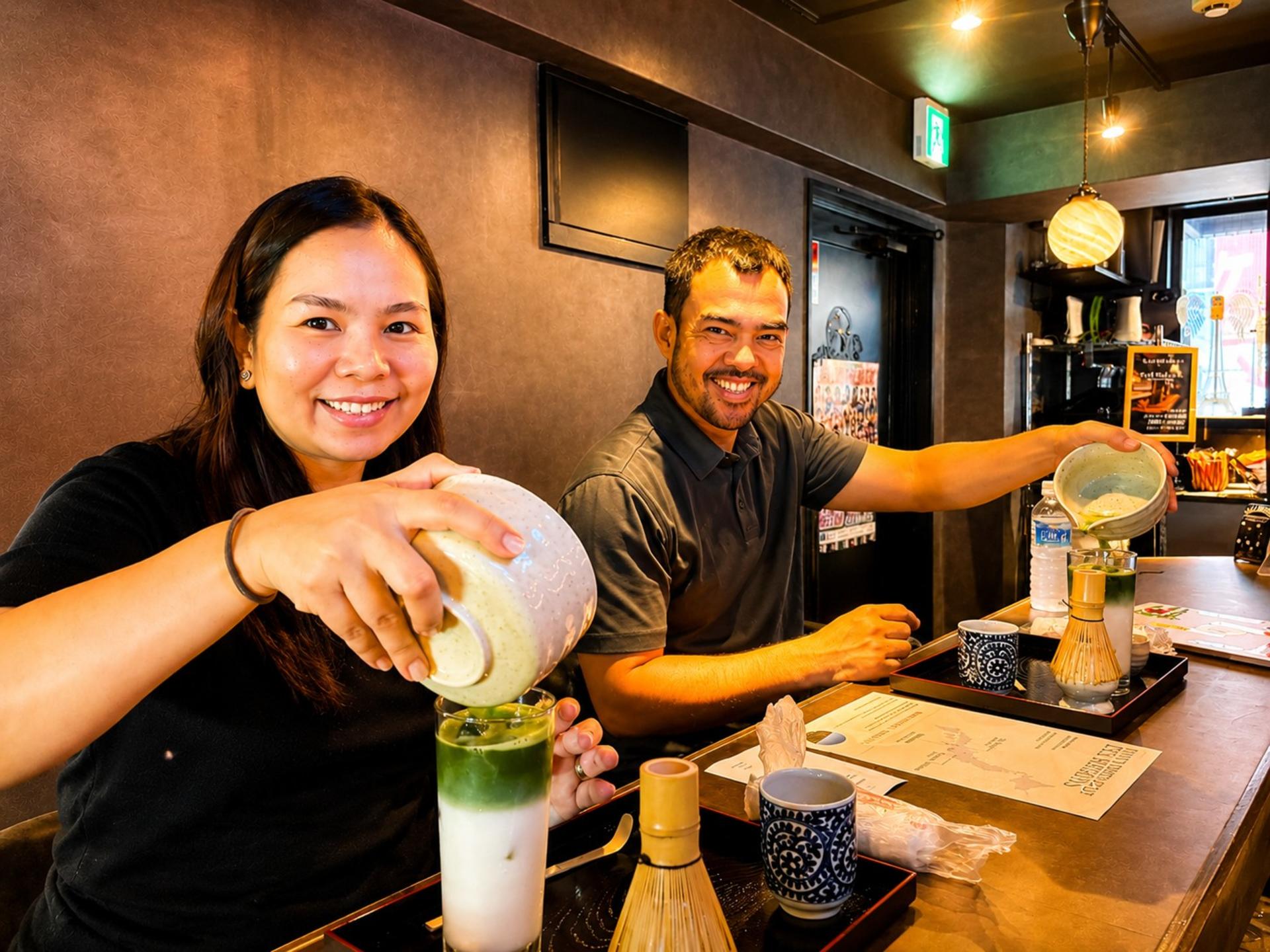Pure Matcha Tasting & Latte-Making Workshop in Shibuya, Tokyo - Thumbnail 2