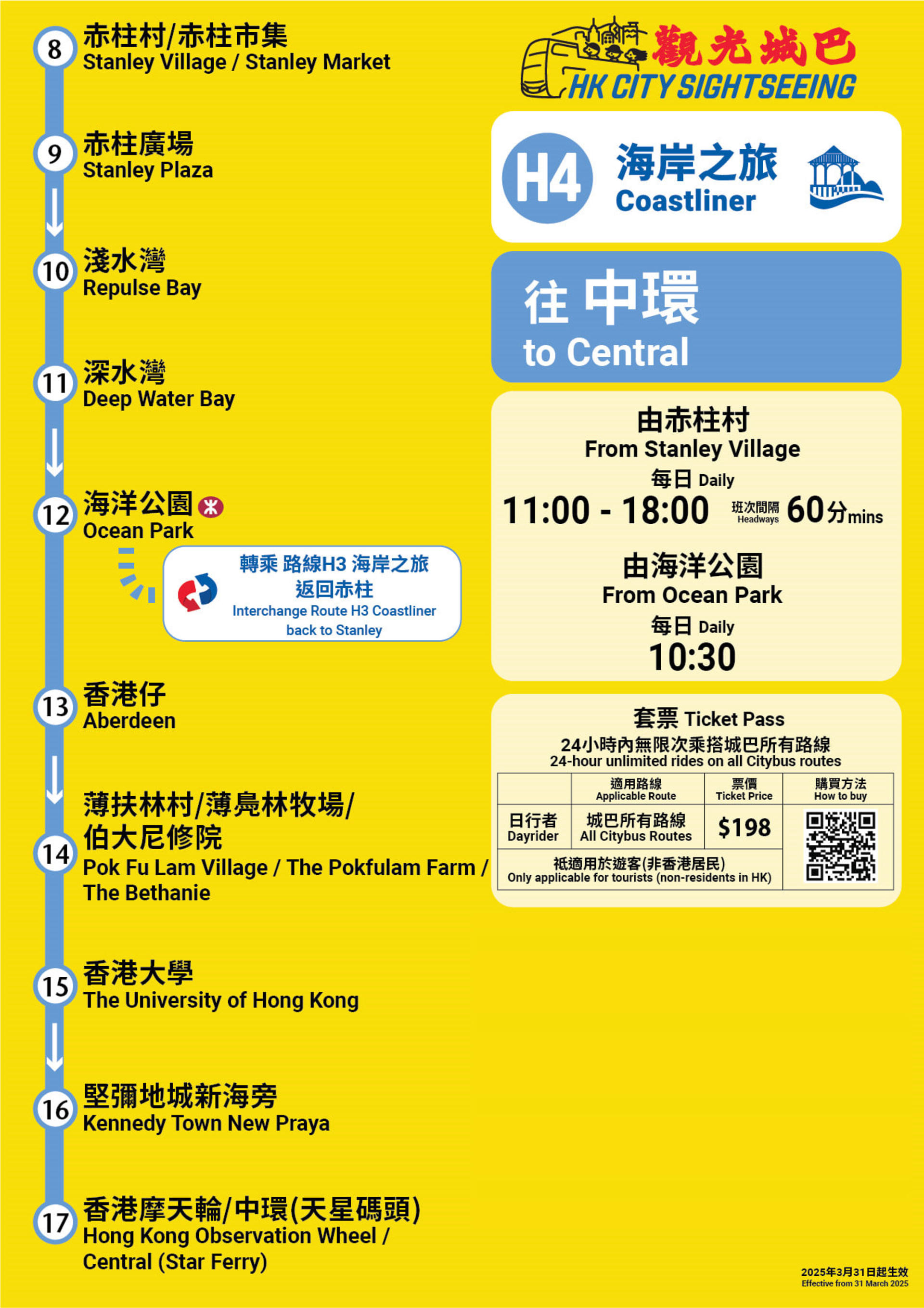 Citybus HK City Sightseeing Bus - Hop On Hop Off Open-top double-decker bus - Thumbnail 23