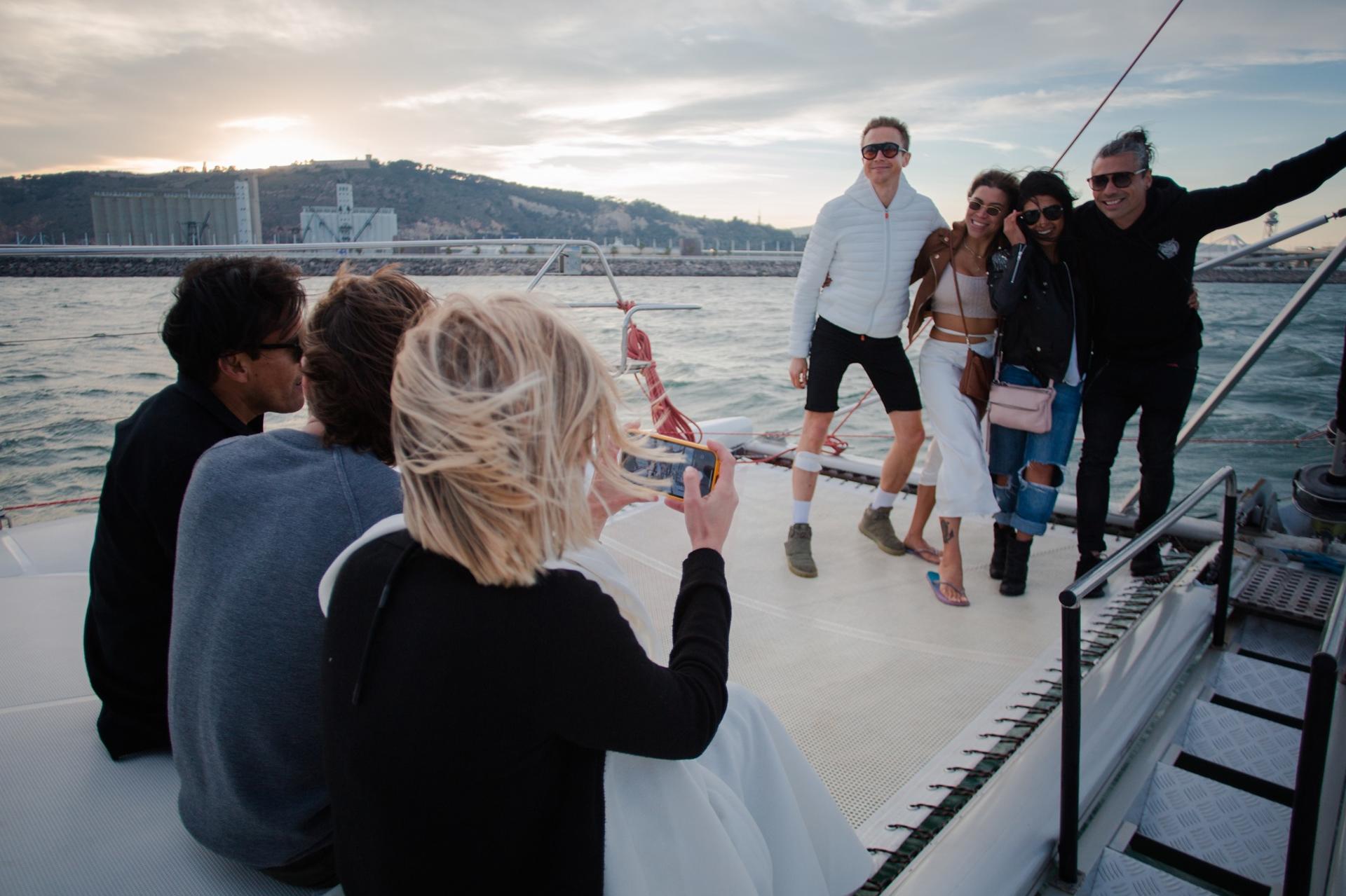 Day or Sunset Catamaran Cruise with Tapas & Drinks from Barcelona - Thumbnail 10
