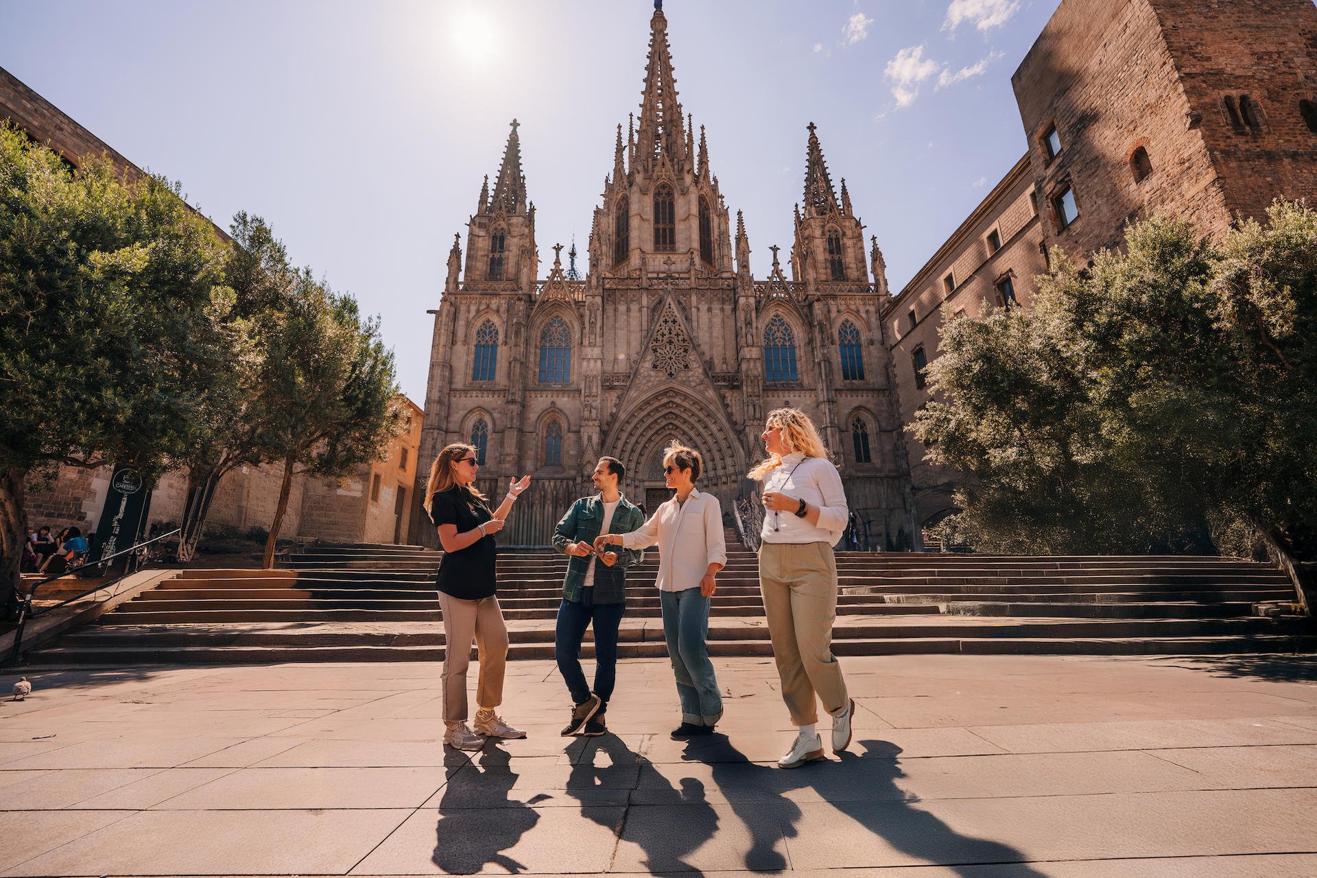 Barcelona: Private Old Town Walking, Helicopter and Boat Ride - Thumbnail 2