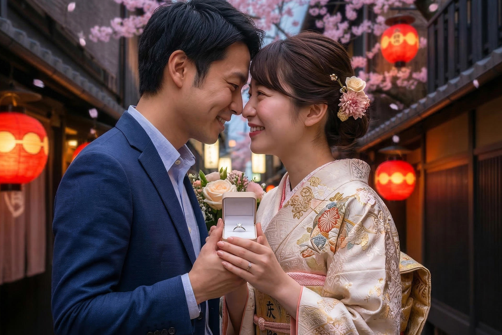 Kyoto Surprise Proposal Photo Shoot by a Professional Photographer - Thumbnail 7