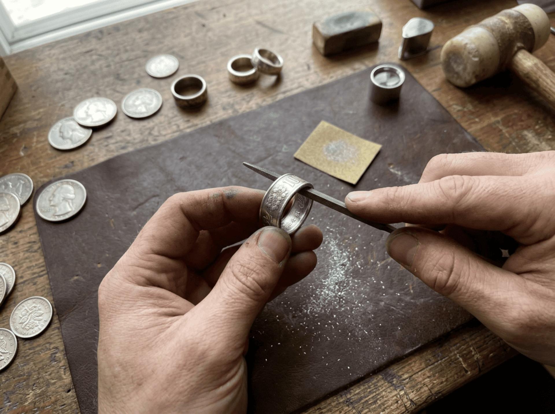 [Musubi Coin Ring]: Craft a Vintage Coin Ring in Kyoto - Thumbnail 6