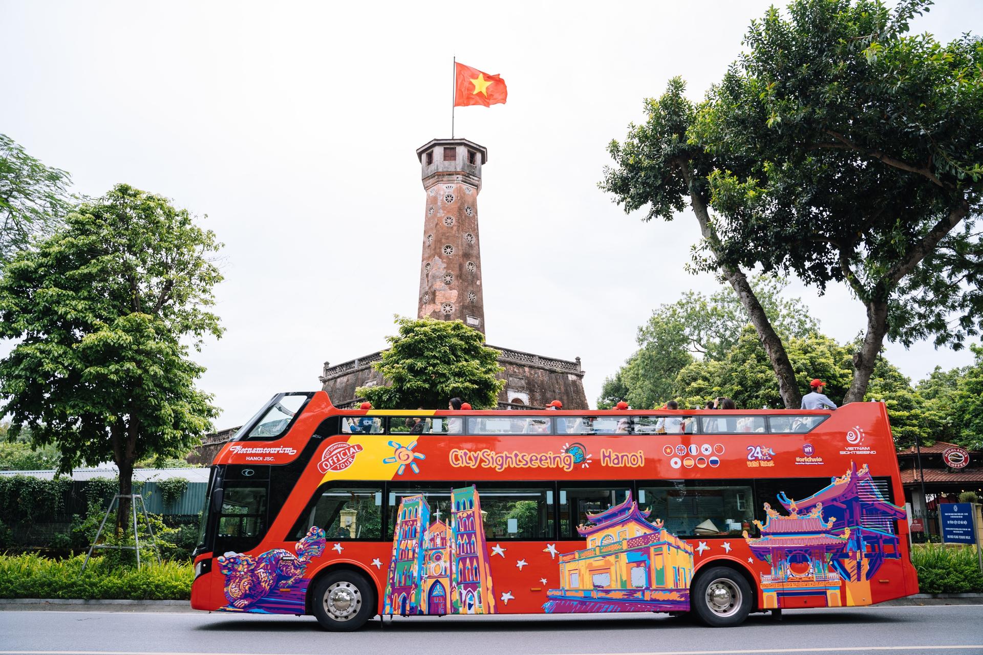 Hanoi Sightseeing Double-Decker Bus Ticket by City Sightseeing - Image 1