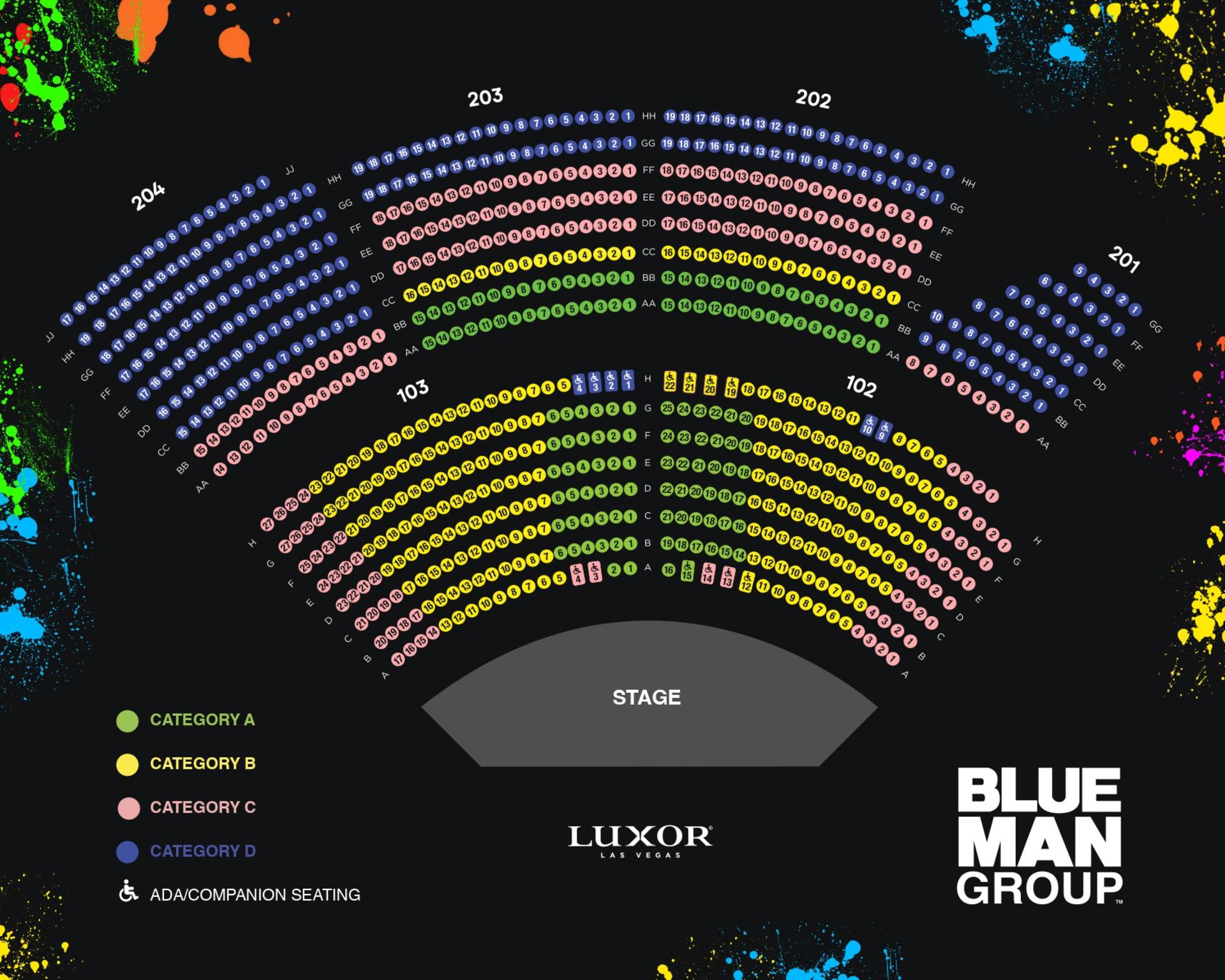 Blue Man Group Show Ticket in Las Vegas - Thumbnail 2