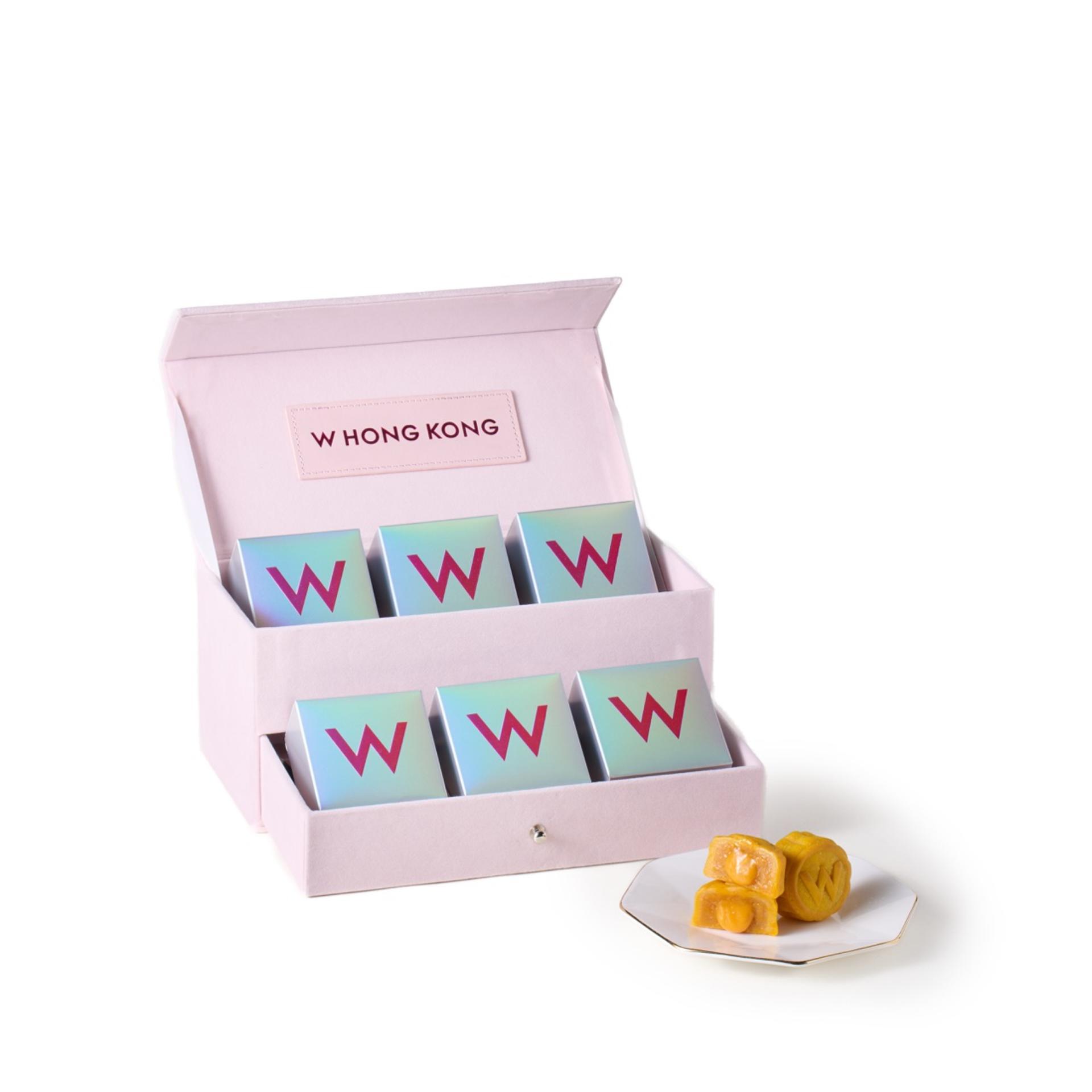 【Early Bird Buy 2 Get 2 Free】W Hong Kong | Mid-Autumn Festival 2026 | Mini Lava Egg Custard Mooncake Gift Set | 11/9-25/9  pick up at Tsim Sha Tsui - Thumbnail 2