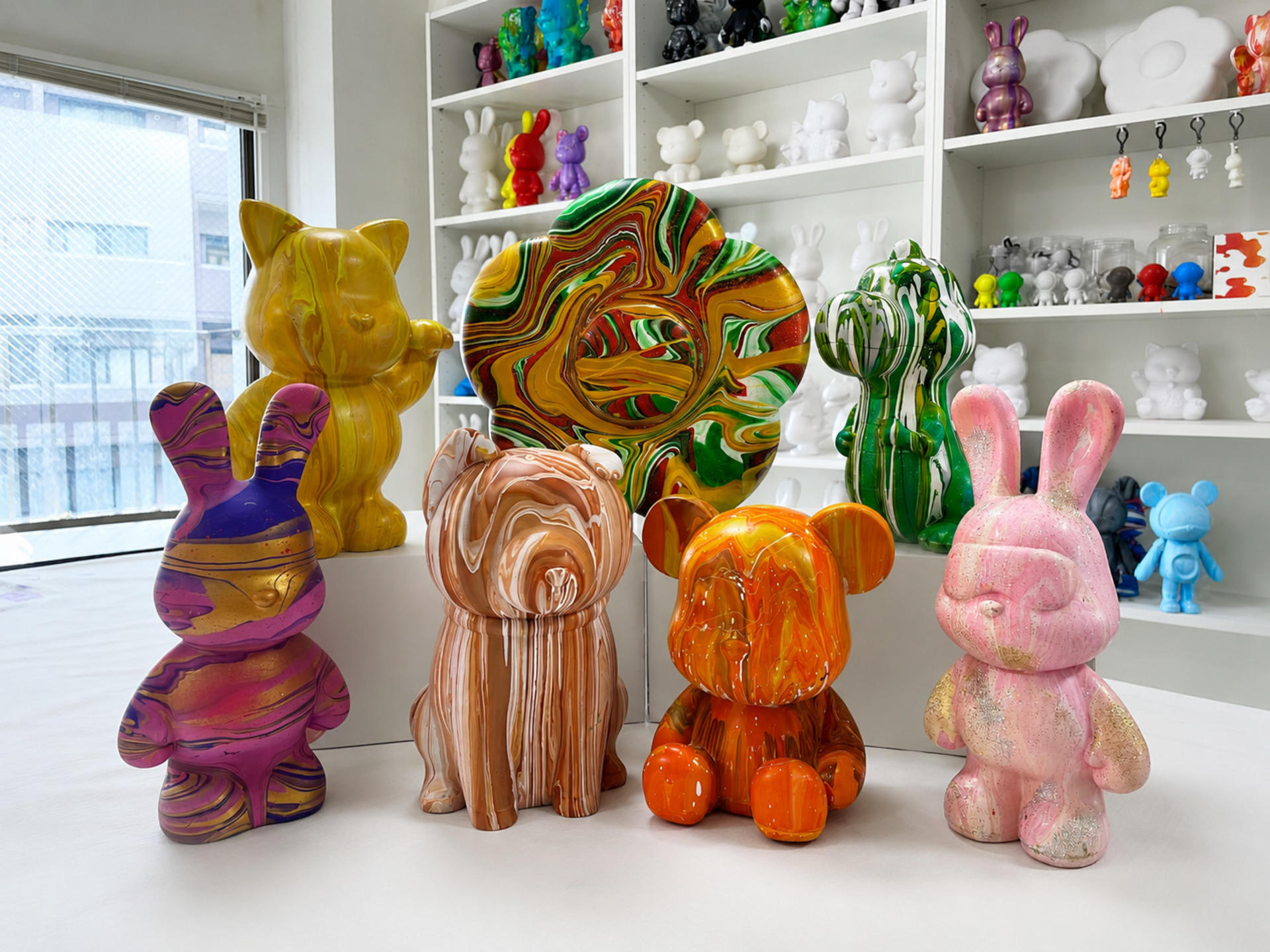 Shibuya Exclusive: Paint Your Own Hachiko or Animal Figurine - Image 1