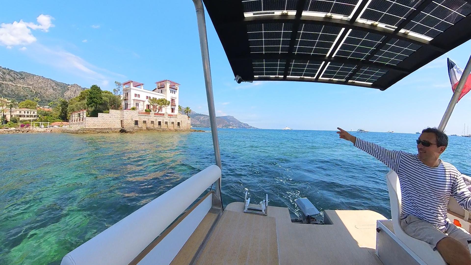 Private French Riviera Solar Powered Boat Cruise from Nice - Thumbnail 10