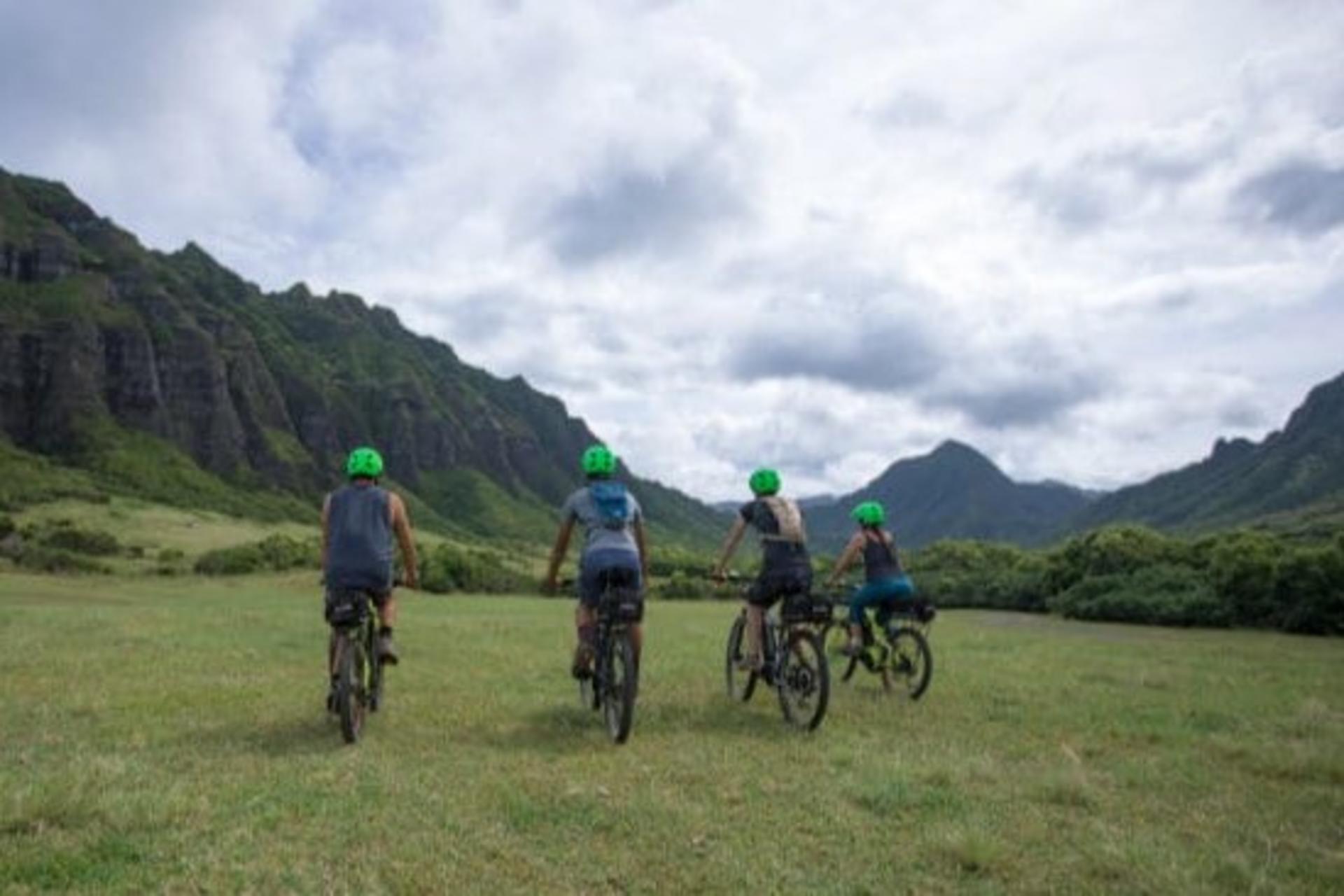 Kualoa Ranch Electric Mountain Bike Adventure Tour - Thumbnail 3