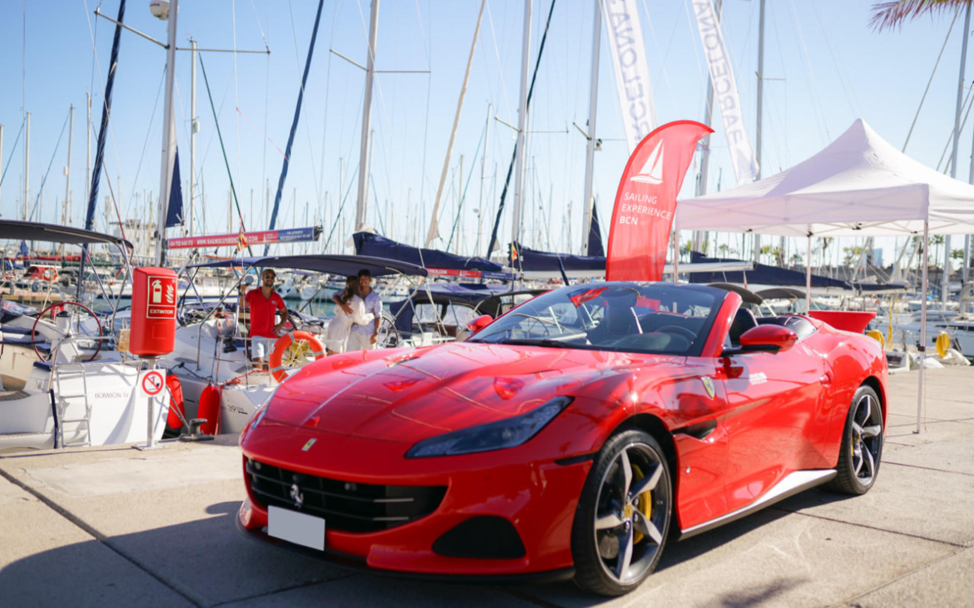 Sailing and supercar driving experience in Barcelona - Image 1