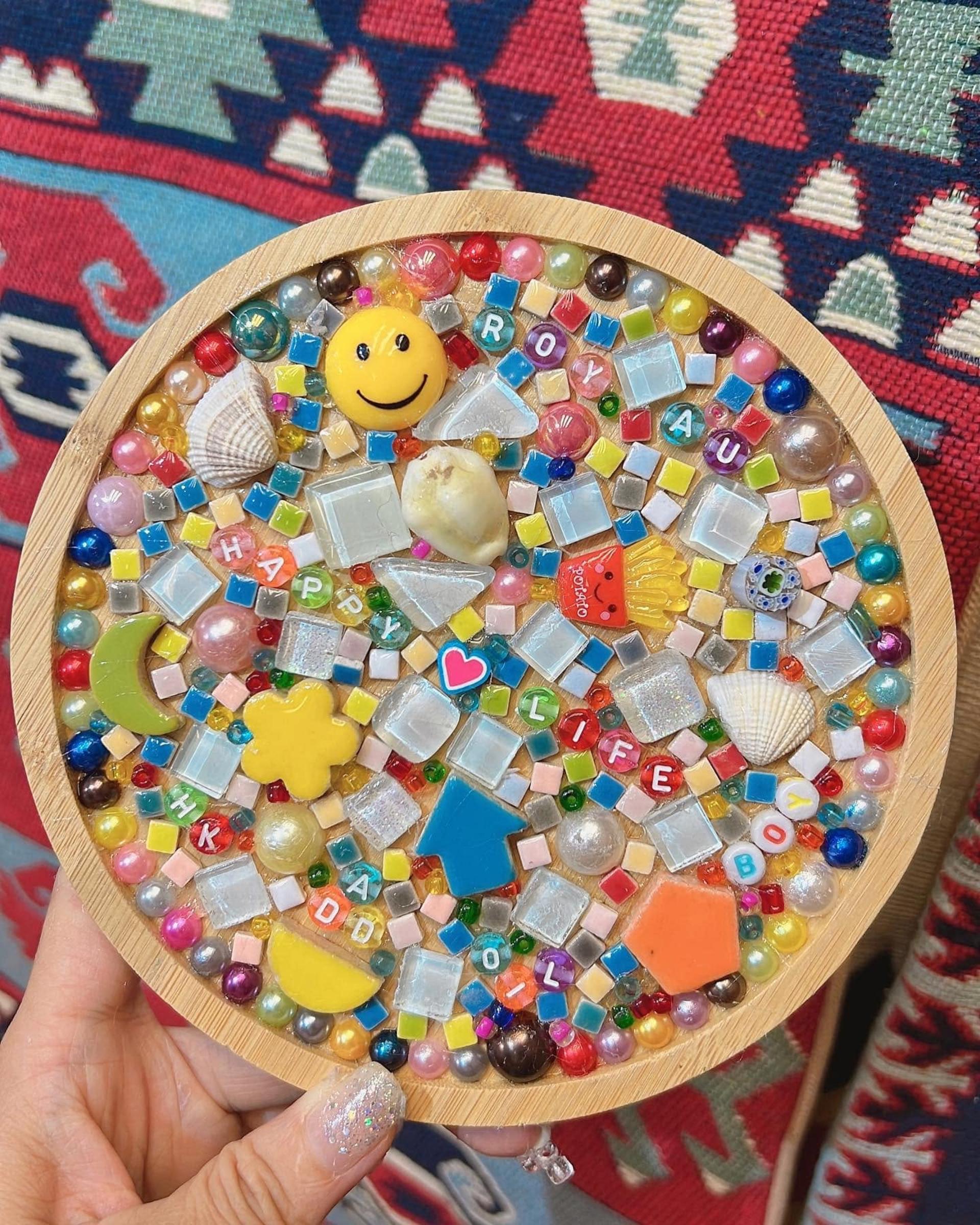 Shek Mun IRREGULart - Exotic Mosaic Workshop | Coaster | Photo Frame | Candle Holder | Table Lamp | Moon Lamp  - Thumbnail 13