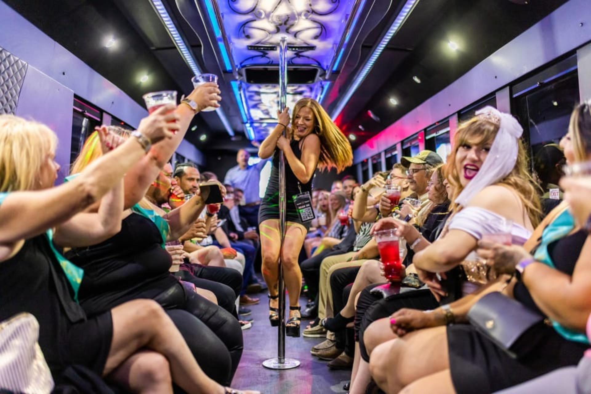 Nightclub party bus experience in Las Vegas - Image 1